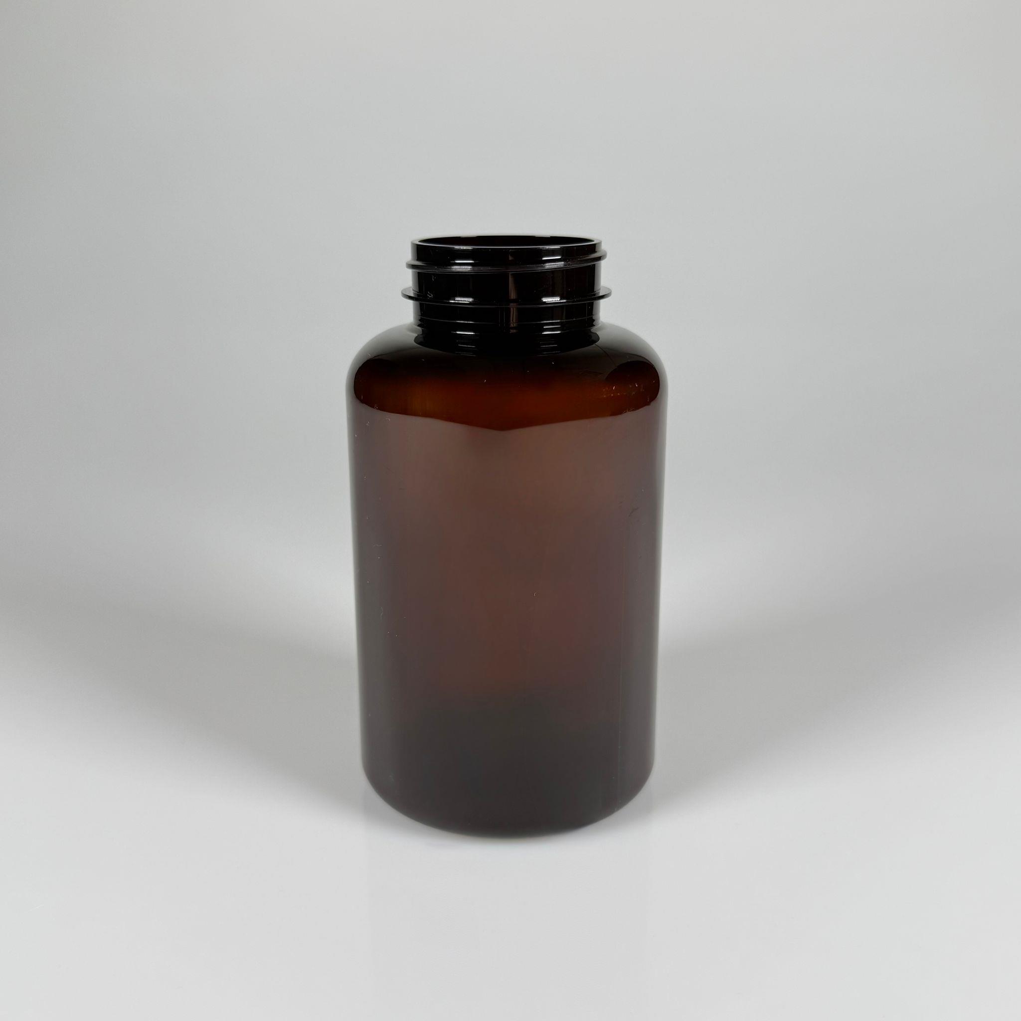 400 CC AMBER PET TABLET ŞİŞESİ - 45 AĞIZ KAPAKSIZ - 400 ML KAPSÜL KUTUSU - İLAÇ ŞİŞESİ - MEDİKAL HAP ŞİŞESİ - FARMASÖTİK KAVANOZ