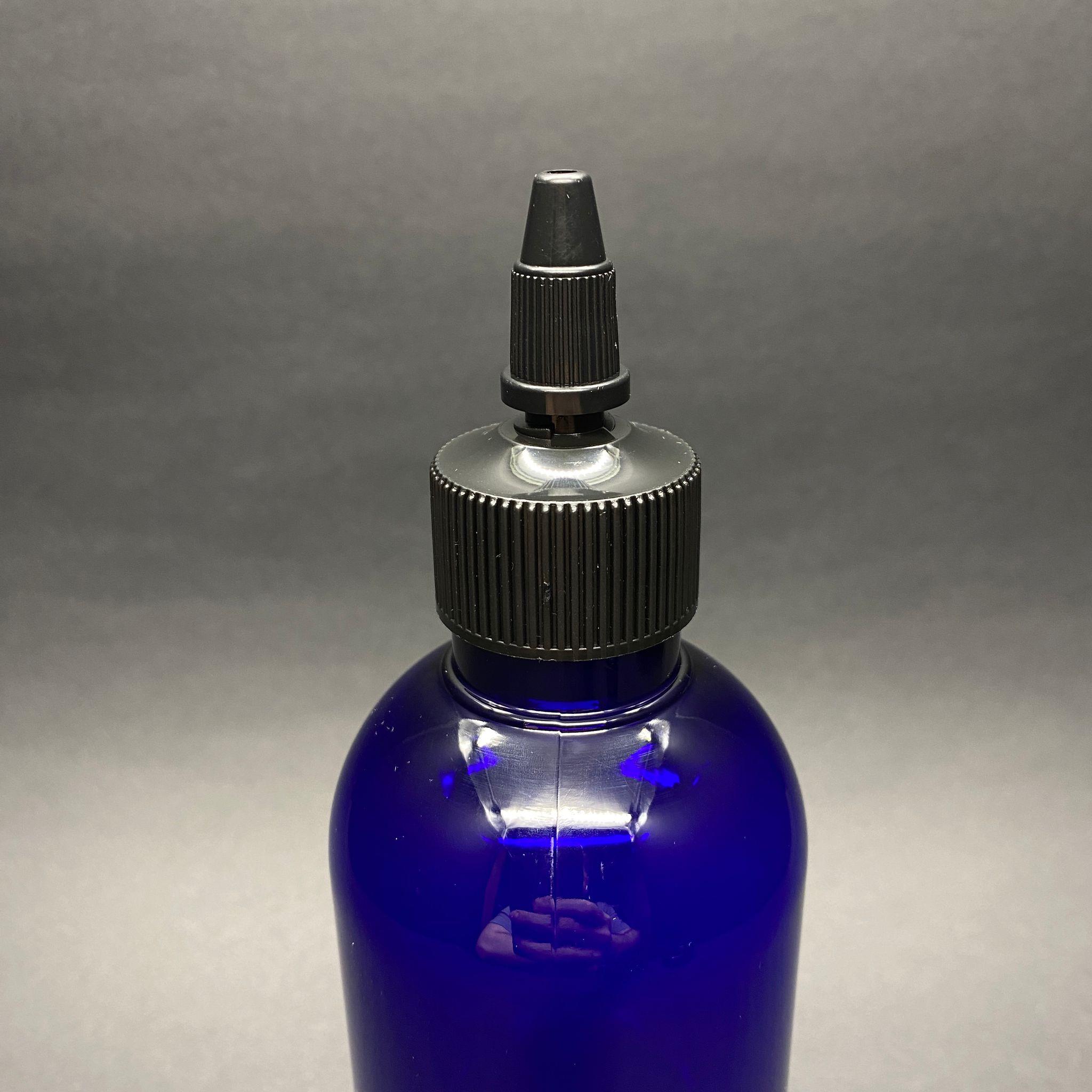 400 CC SİVRİ TWİST ASANSÖR KAPAKLI MAVİ PET ŞİŞE - 400 ML AKITICI SİYAH KAPAKLI PET ŞİŞE