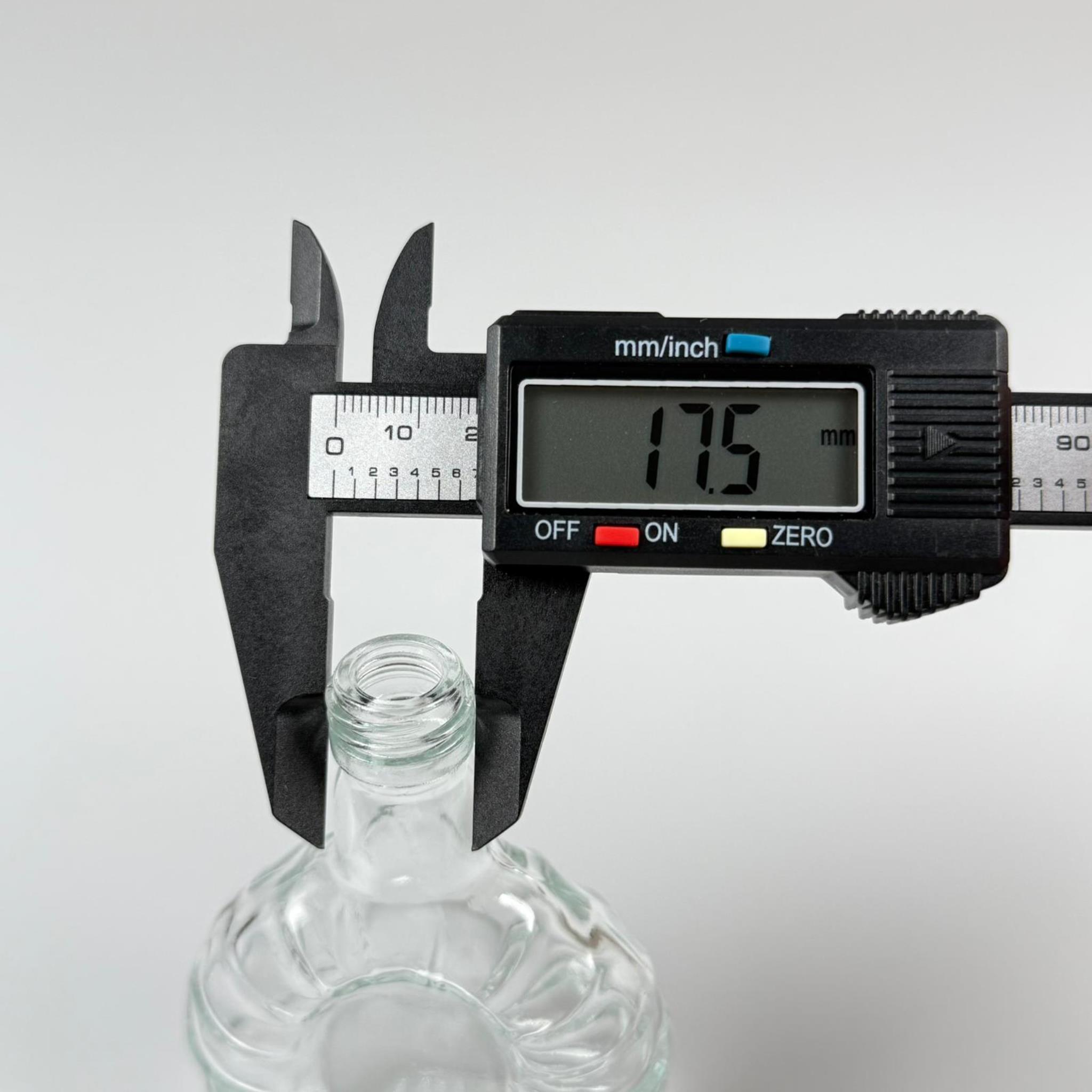 50 CC BOĞAZLI YASSI CAM ŞİŞE - 18 MM AĞIZ - 50 ML PRESTİJLİ ŞİŞE