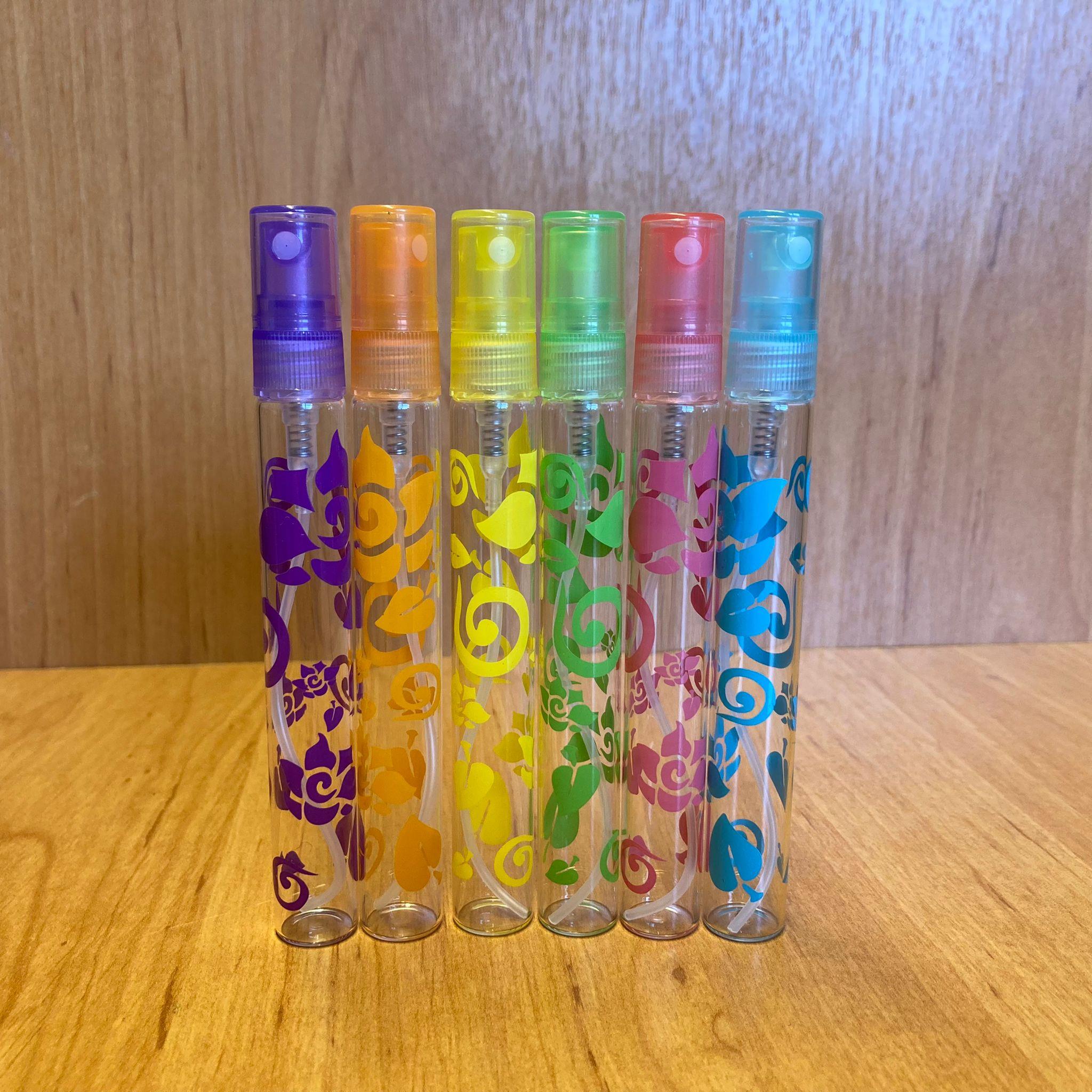 10 CC CAM KALEM PARFÜM ŞİŞESİ SPREYLİ (VİDALI AĞIZ - TEKRAR DOLDURULABİLİR) 6LI PAKET