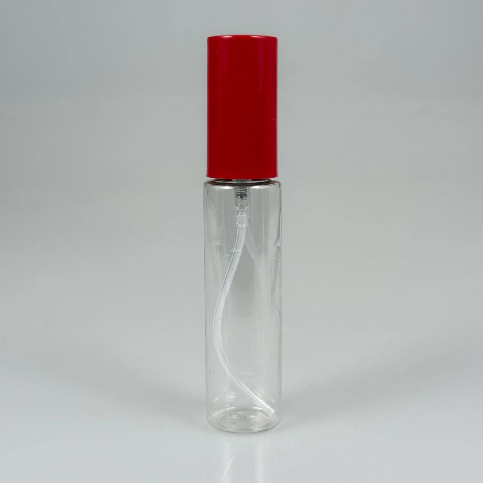 35 CC PARFÜM ŞİŞESİ PLASTİK - SİYAH SPREY + KIRMIZI KAPAK - 35 ML PARFÜM ŞİŞESİ PET
