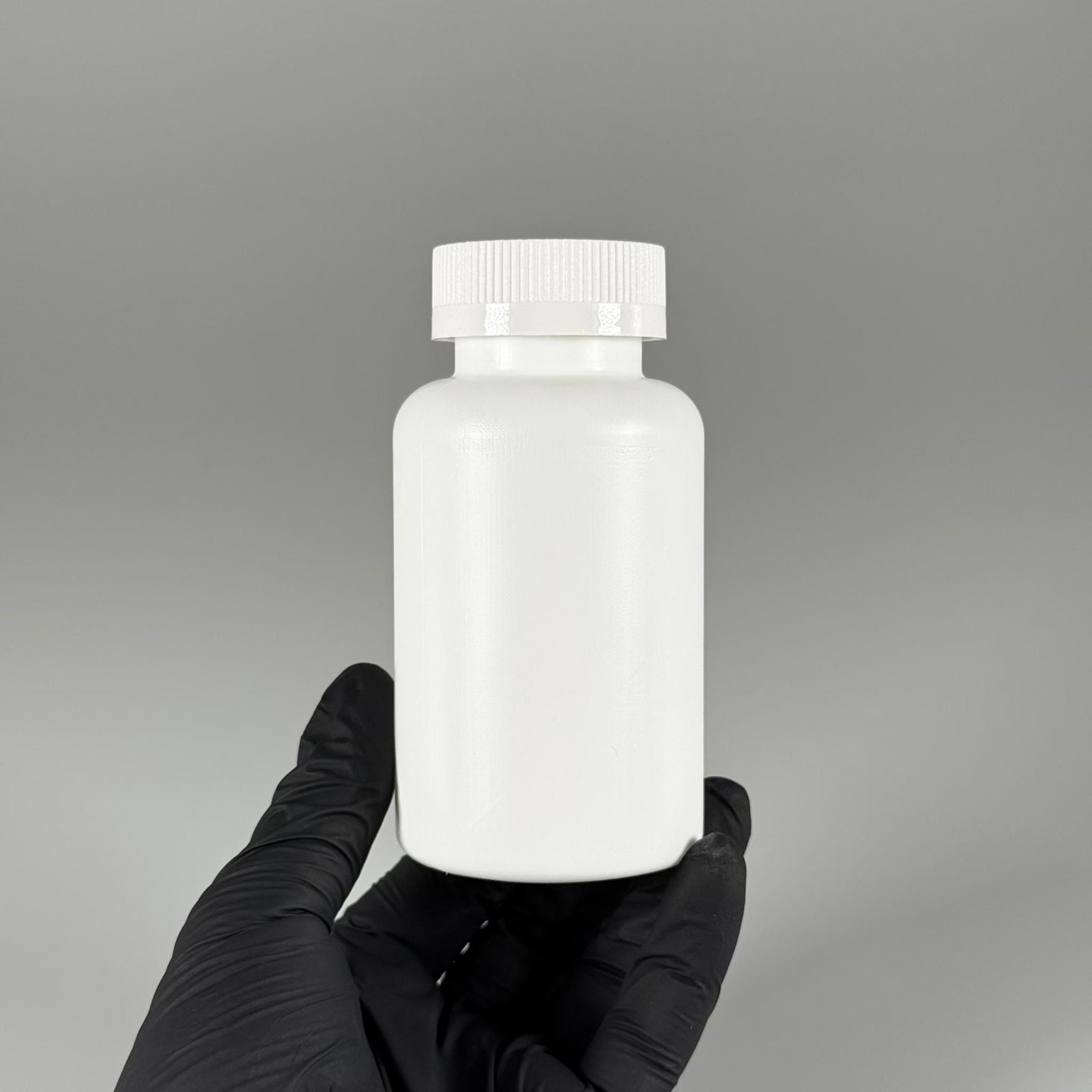 200 CC BEYAZ PE POLİETİLEN TABLET ŞİŞESİ (20 GR) - BEYAZ ÇOCUK KİLİT KAPAKLI - 200 ML KAPSÜL KUTUSU - İLAÇ ŞİŞESİ - MEDİKAL HAP ŞİŞESİ - FARMASÖTİK KAVANOZ