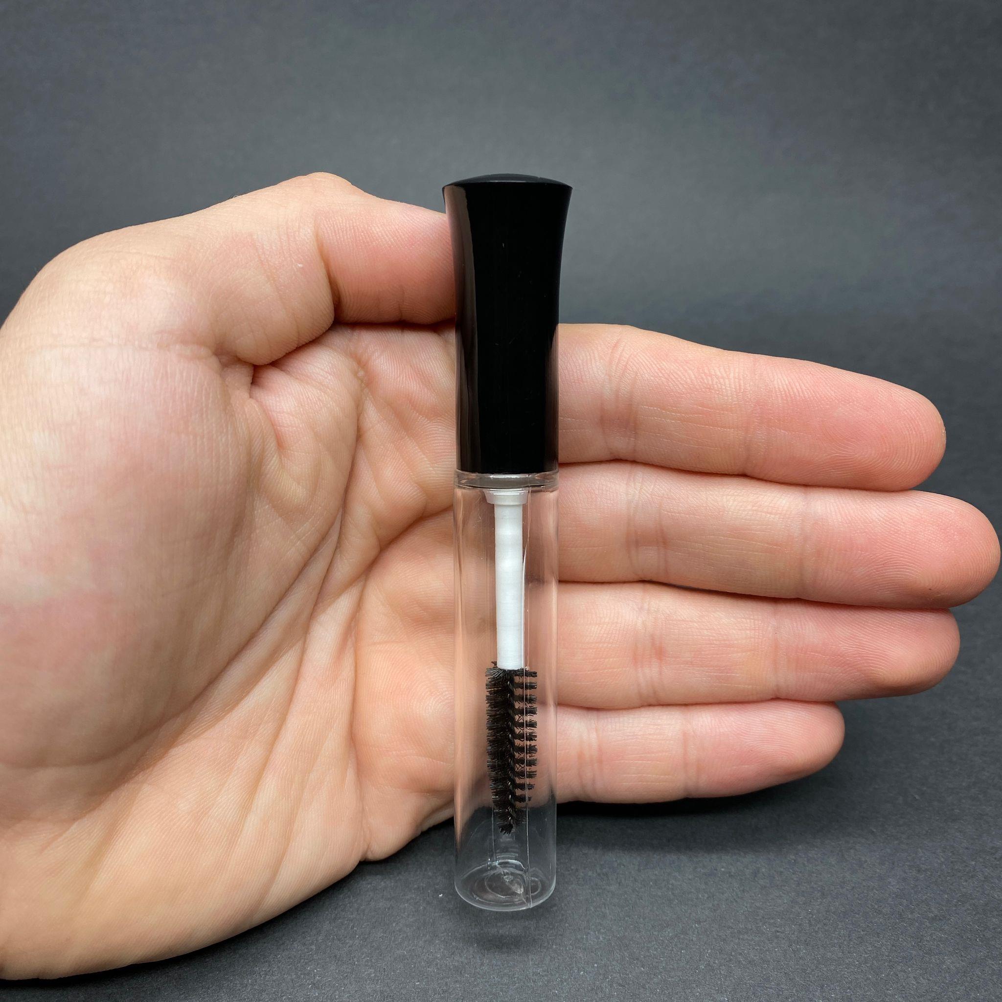 KİRPİK SERUM ŞİŞESİ TEK TARAFLI 10 CC MASKARA RİMEL AMBALAJI - SİLİNDİR - FIRÇALI MASKARA ŞİŞESİ