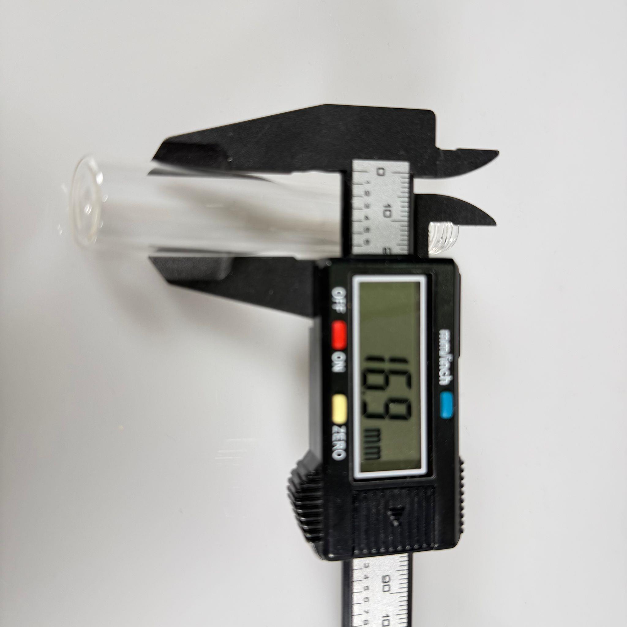 15 CC ŞEFFAF İNCE CAM ŞİŞE - 14 MM VİDALI AĞIZ - KAPAKSIZ 15 ML CAM ŞİŞE