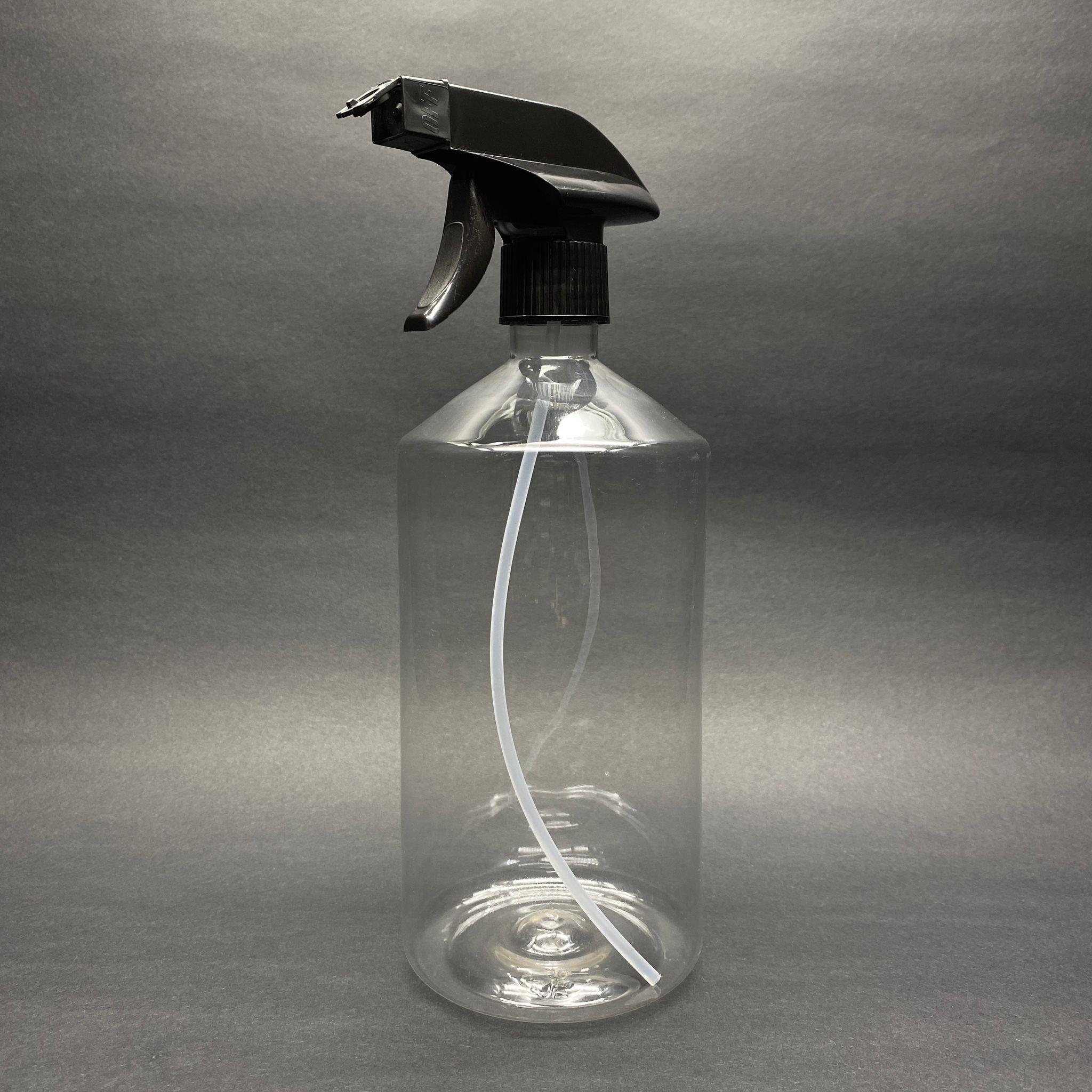 950 CC ŞEFFAF PET ŞİŞE - SİYAH KÖPÜK YAPICI TRİGER TETİK SPREYLİ - 950 ML OTO TEMİZLİK ÜRÜNLERİ İÇİN BOŞ SPREY ŞİŞE