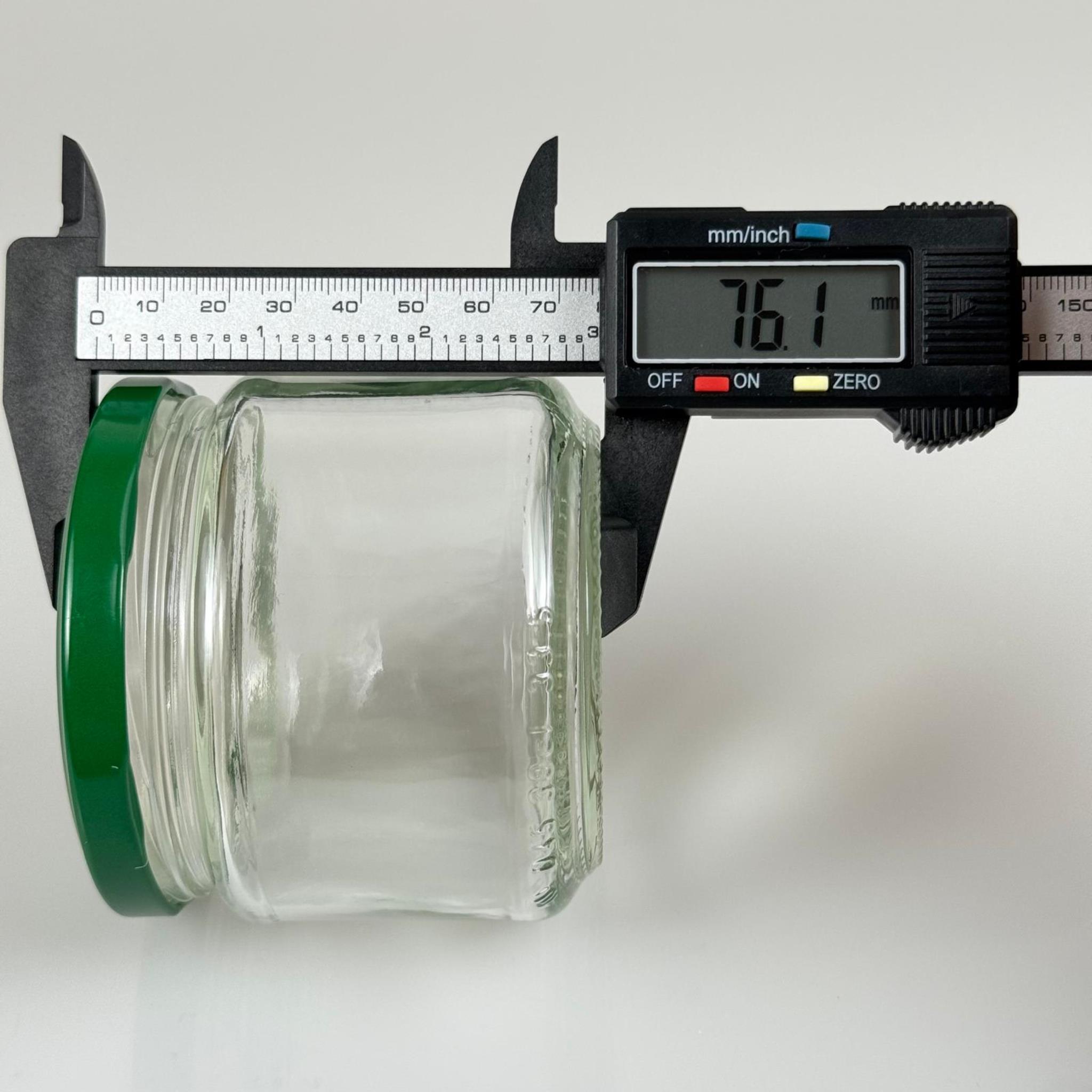 300 CC CAM KAVANOZ (SİLME HACİM 330 ML) - KOYU YEŞİL METAL KAPAKLI - 300 ML CAM KAVANOZ - MAGNOLİA KAVANOZU - PAŞABAHÇE