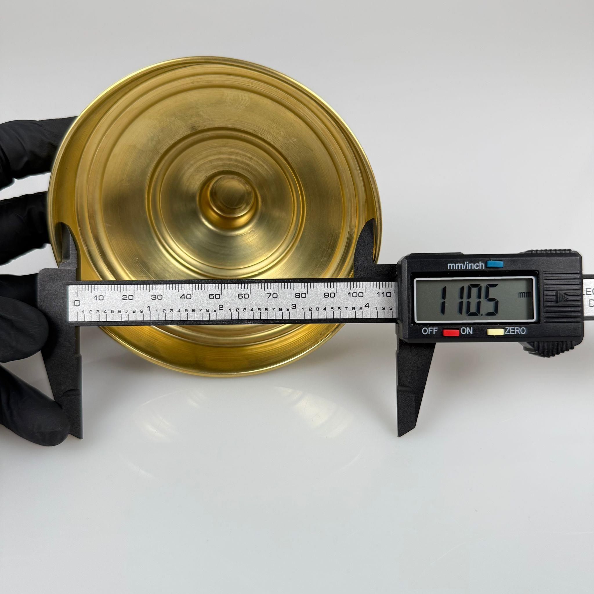 110 MM AĞIZ KAVANOZ İÇİN NOSTALJİ PİRİNÇ KAPAK - TEŞHİR ÜRÜNLERİNDE KULLANILIR