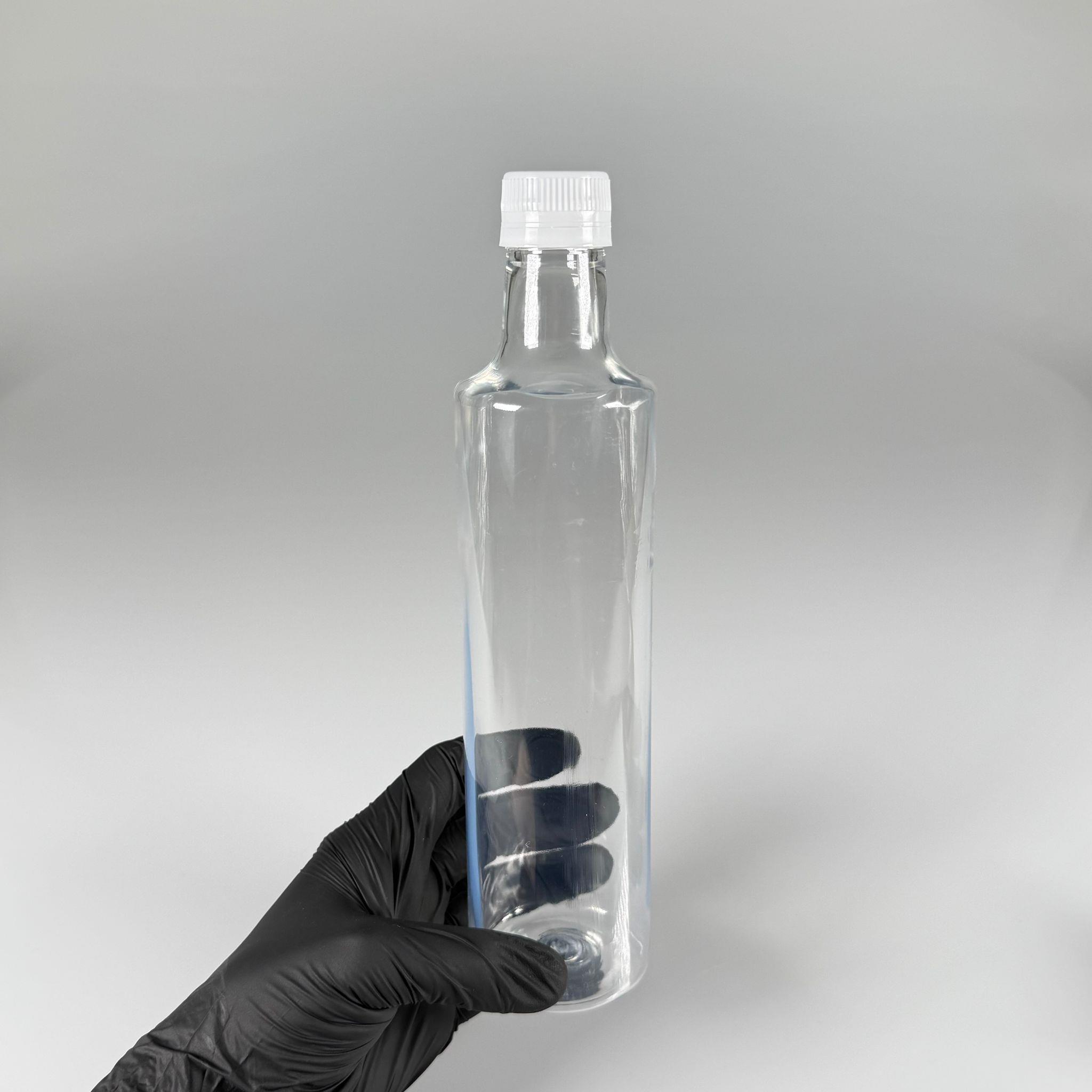 500 CC DORİKA SİLİNDİR PET ŞİŞE - CONTALI KİLİTLİ BEYAZ KAPAKLI -  (60 GR) CAM GÖRÜNÜMLÜ SERT KALIN KIRILMAZ 500 ML SİLİNDİR PLASTİK ŞİŞE