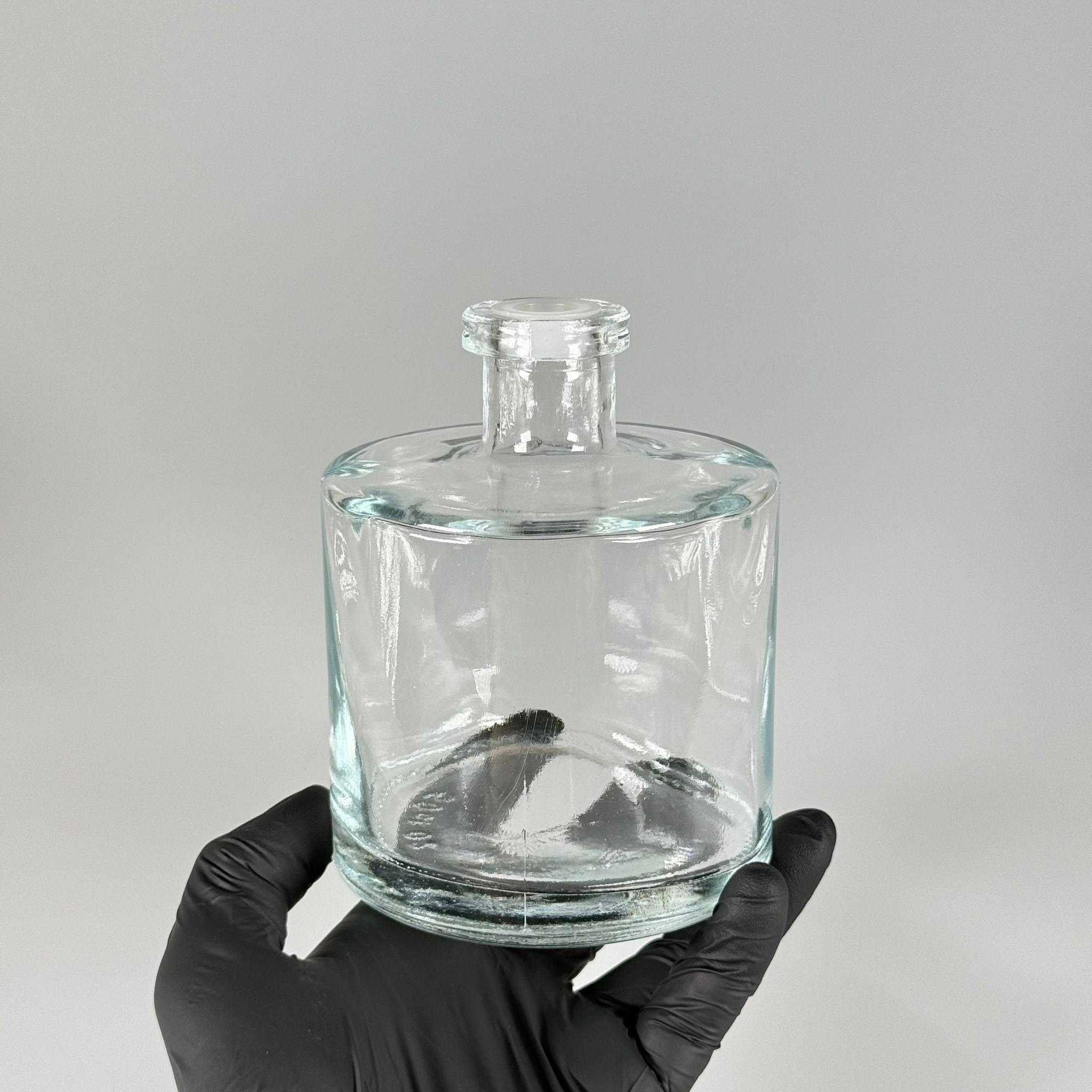 500 CC LÜX CAM ŞİŞE - SİLİNDİR - 500 ML BÜYÜK BOY DİFFUSER ŞİŞE + PLASTİK TIPA