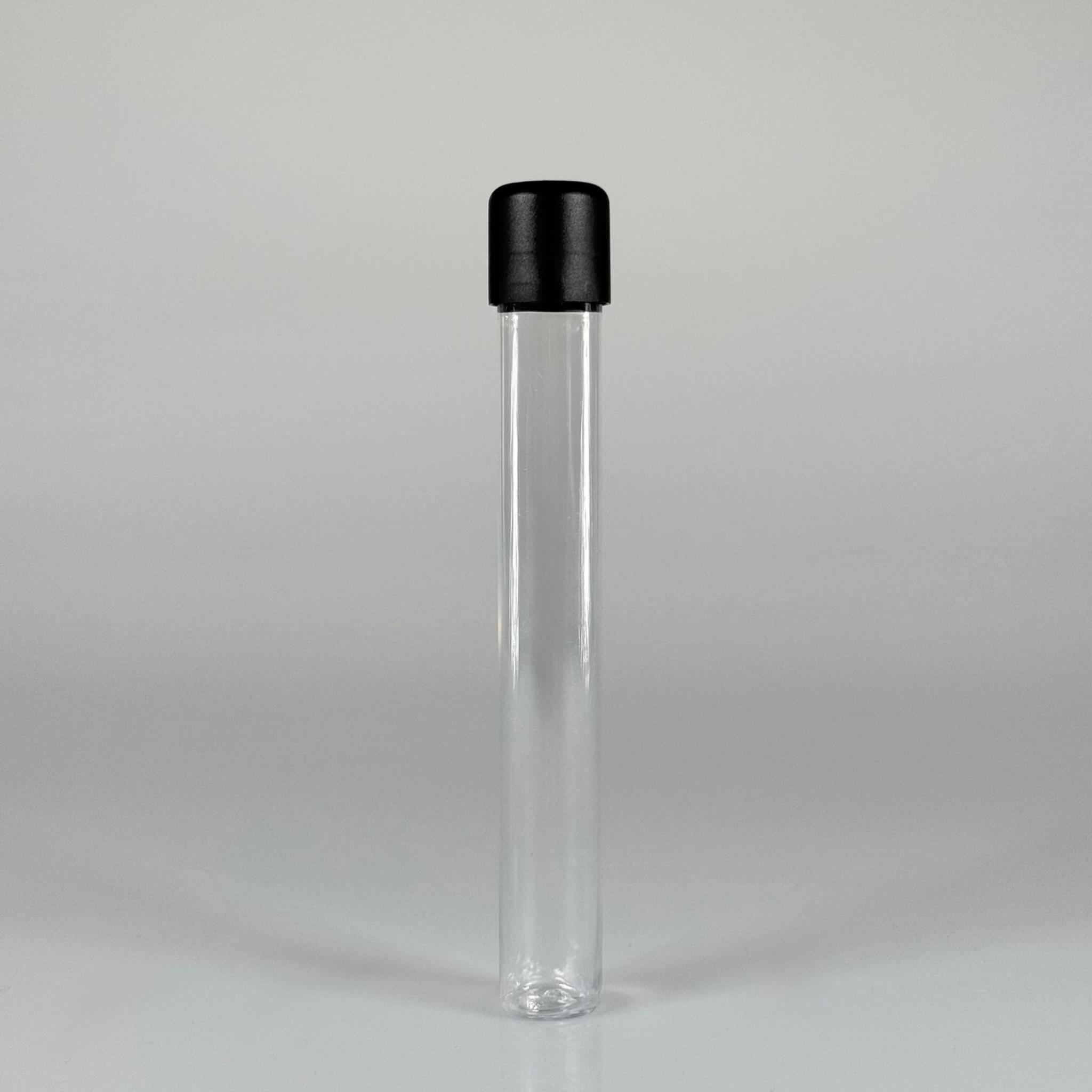 16 CM TÜP - 45 CC UZUN İNCE PET ŞİŞE - SİYAH ÇOCUK KİLİTLİ ETEKLİ KAPAKLI TAKIM - UZUN PLASTİK ŞİŞE