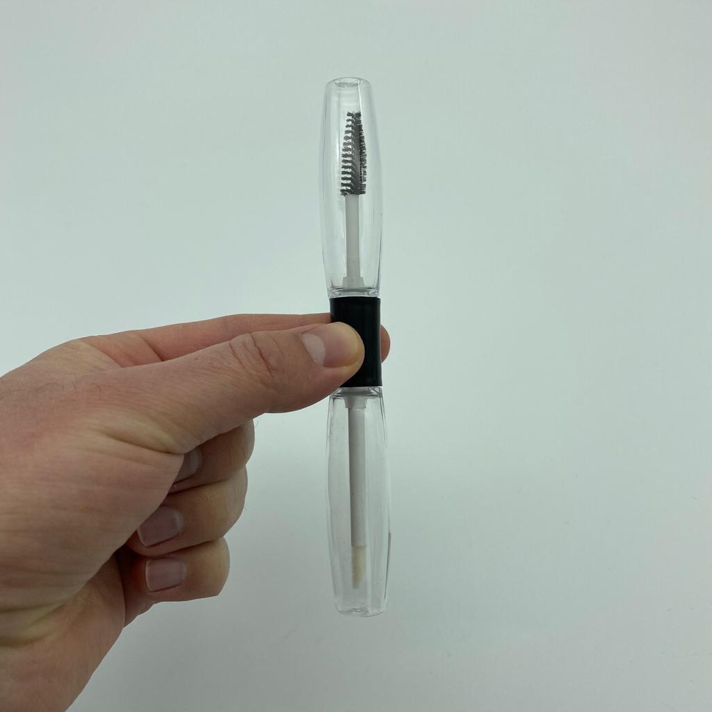 KAŞ VE KİRPİK SERUM ŞİŞESİ ÇİFT TARAFLI - DOUBLE KAŞ KİRPİK BAKIM RİMEL AMBALAJI - MASKARA VE LİPGLOSS AMBALAJI - BOMBELİ - 10 CC KAŞ SERUMU 10 CC KİRPİK SERUMU TOPLAMDA 20 CC