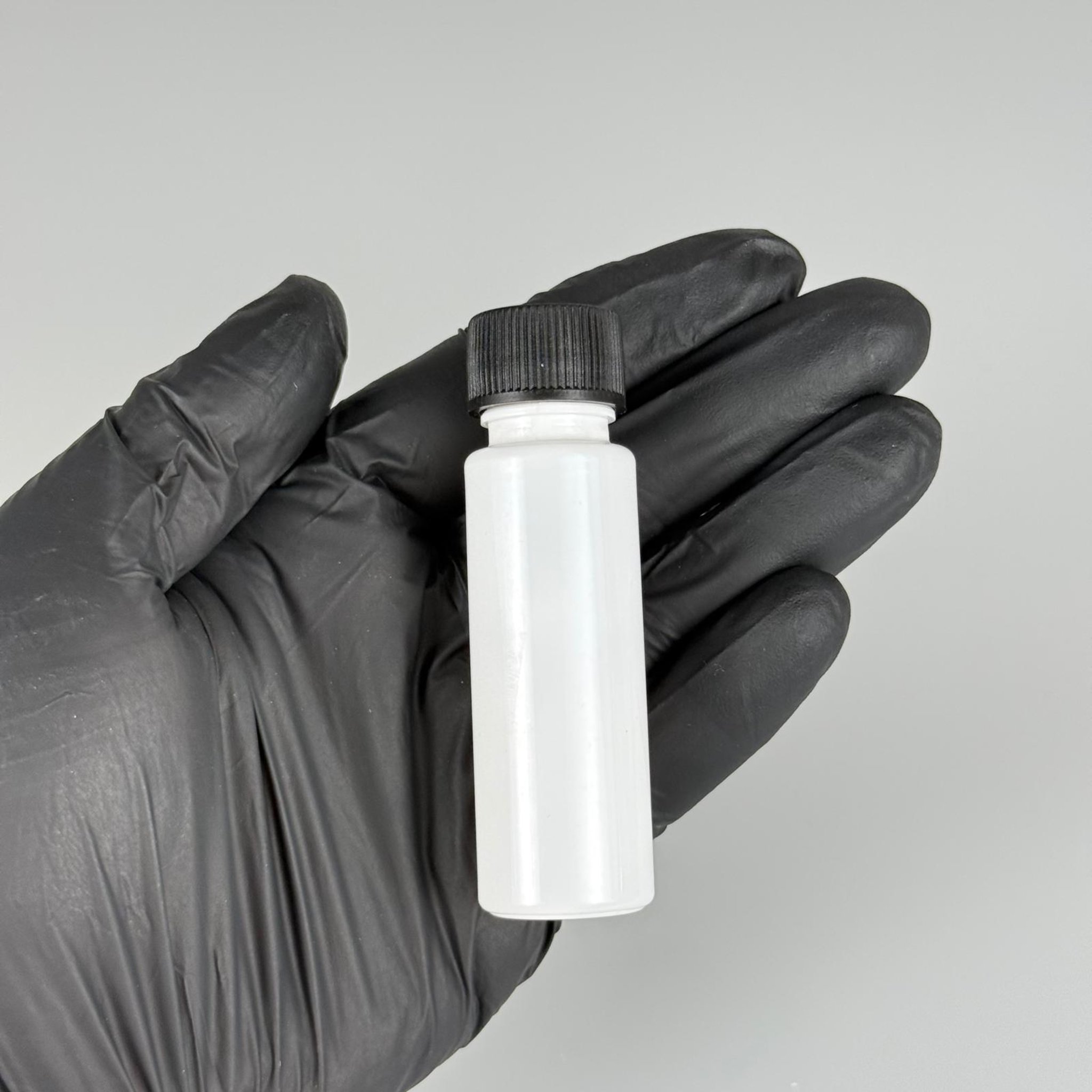 20 CC İÇTEN DAMLALIKLI PLASTİK ŞİŞE -  20 ML BEYAZ PET ŞİŞE + CONTALI SİYAH KAPAK + KOLONYA TIPALI (DELEREK KULLANILIR) TAKIM