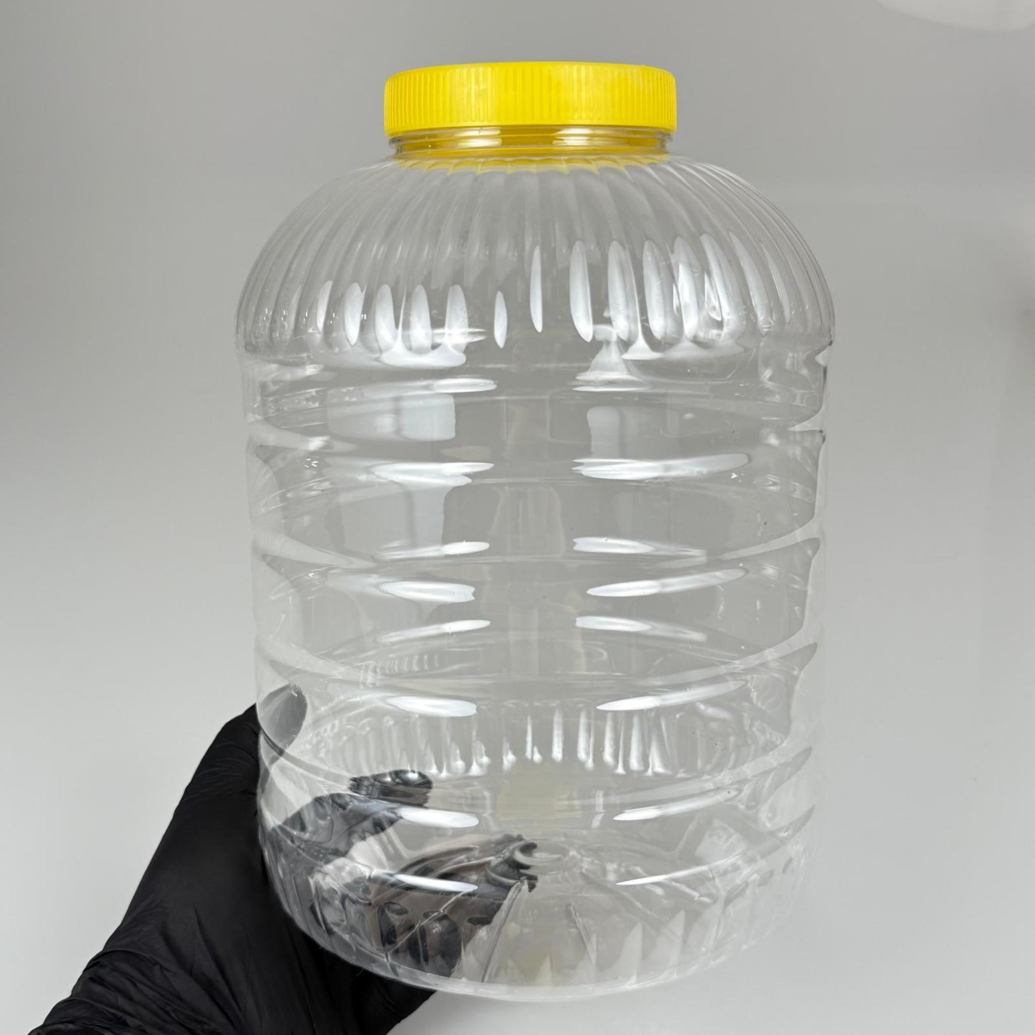 5 LT PET KAVANOZ - EKO - SARI KAPAKLI - 5 LİTRE PET BİDON - 5000 CC DOMBY PET BİDON - ZEYTİN, TURŞU, SALÇA, YAPRAK VB İÇİN KULLANILABİLİR