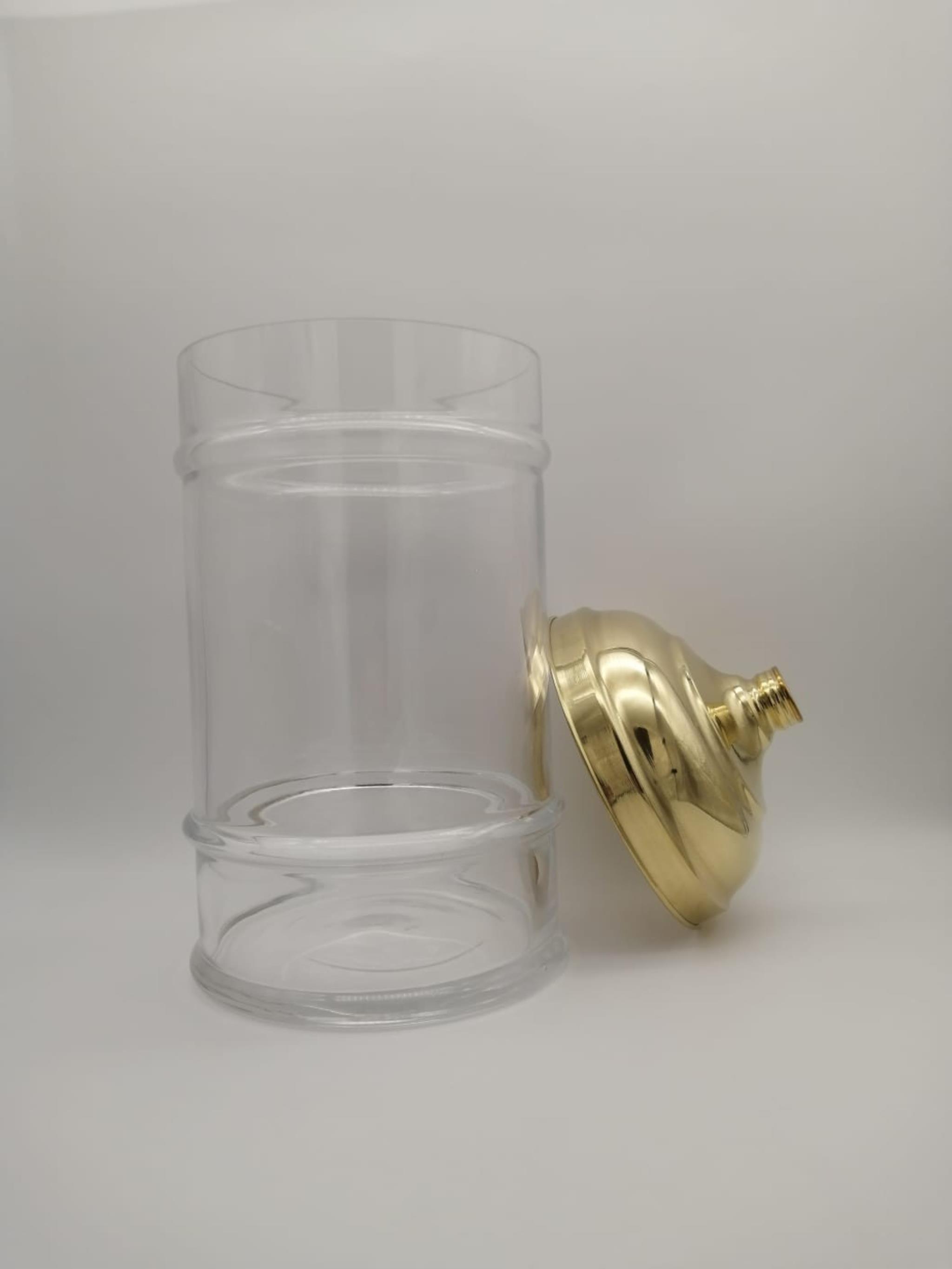 PİRİNÇ KAPAKLI SİLİNDİRİK FANUS 5 LİTRE