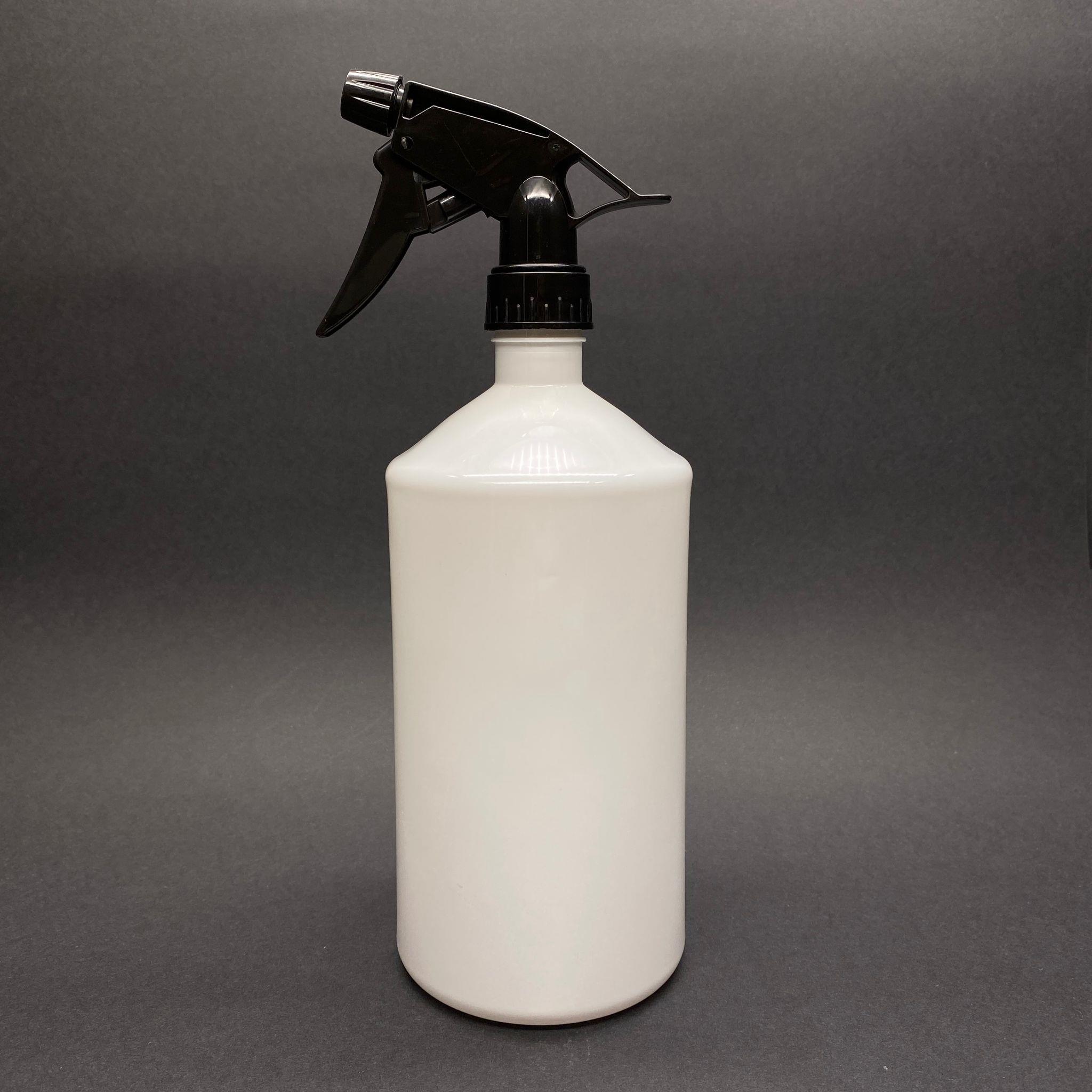 950 CC PET OTO TEMİZLİK ŞİŞESİ (BEYAZ) - DOZAJLI KİMYASALA DAYANIKLI TRİGER SPREYLİ  - 950 ML BOŞ SPREYLİ PLASTİK ŞİŞE