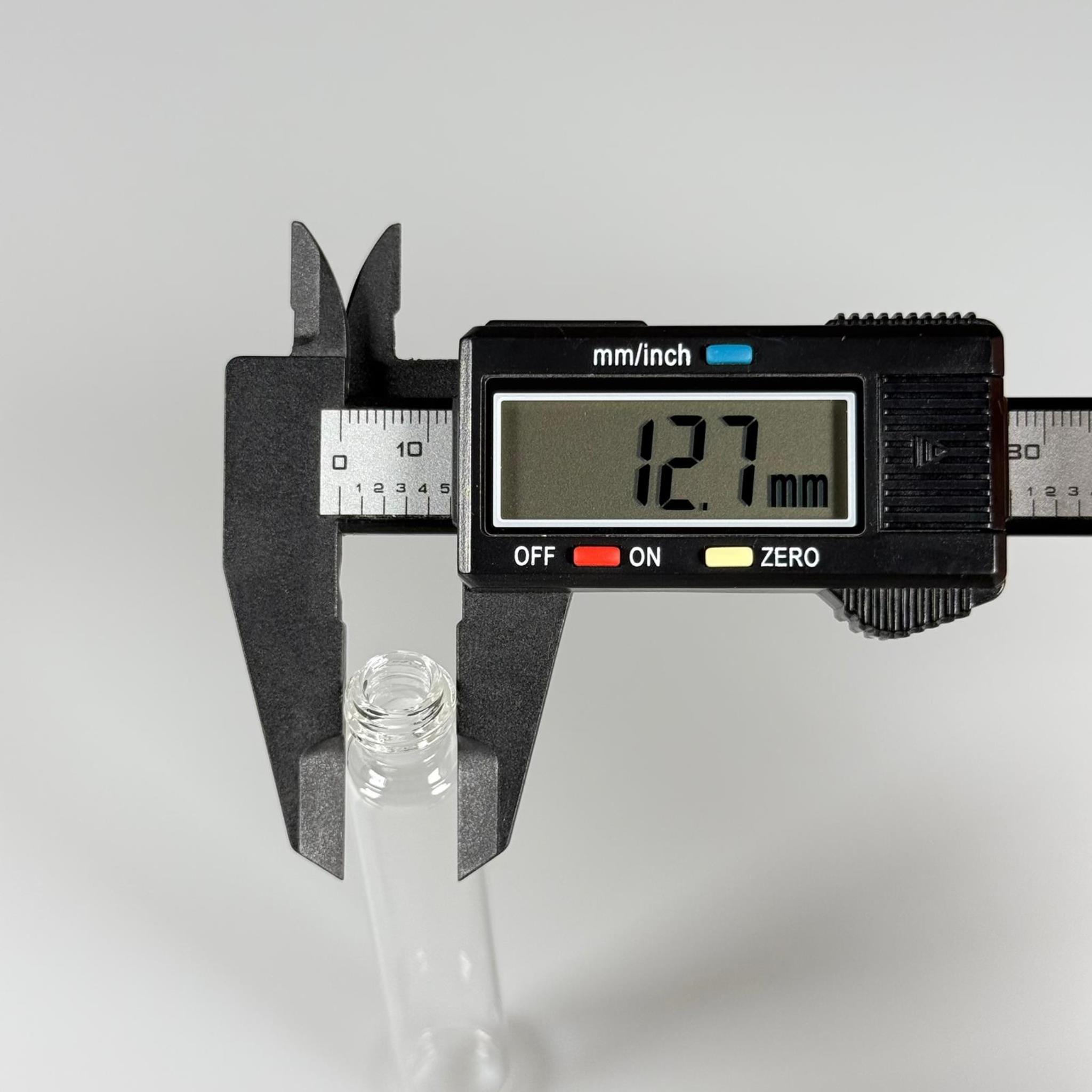 10 CC ŞEFFAF CAM ŞİŞE - 14 MM VİDALI AĞIZ - KAPAKSIZ 10 ML CAM ŞİŞE