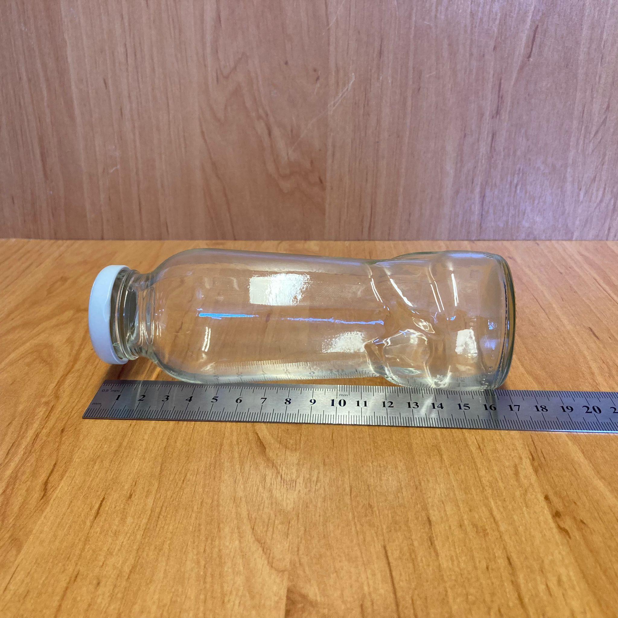 250 CC PAŞABAHÇE CAM MEYVE SUYU ŞİŞESİ - BEYAZ METAL KAPAKLI - 250 ML CAM ŞİŞE - KONSERVEYE UYGUN