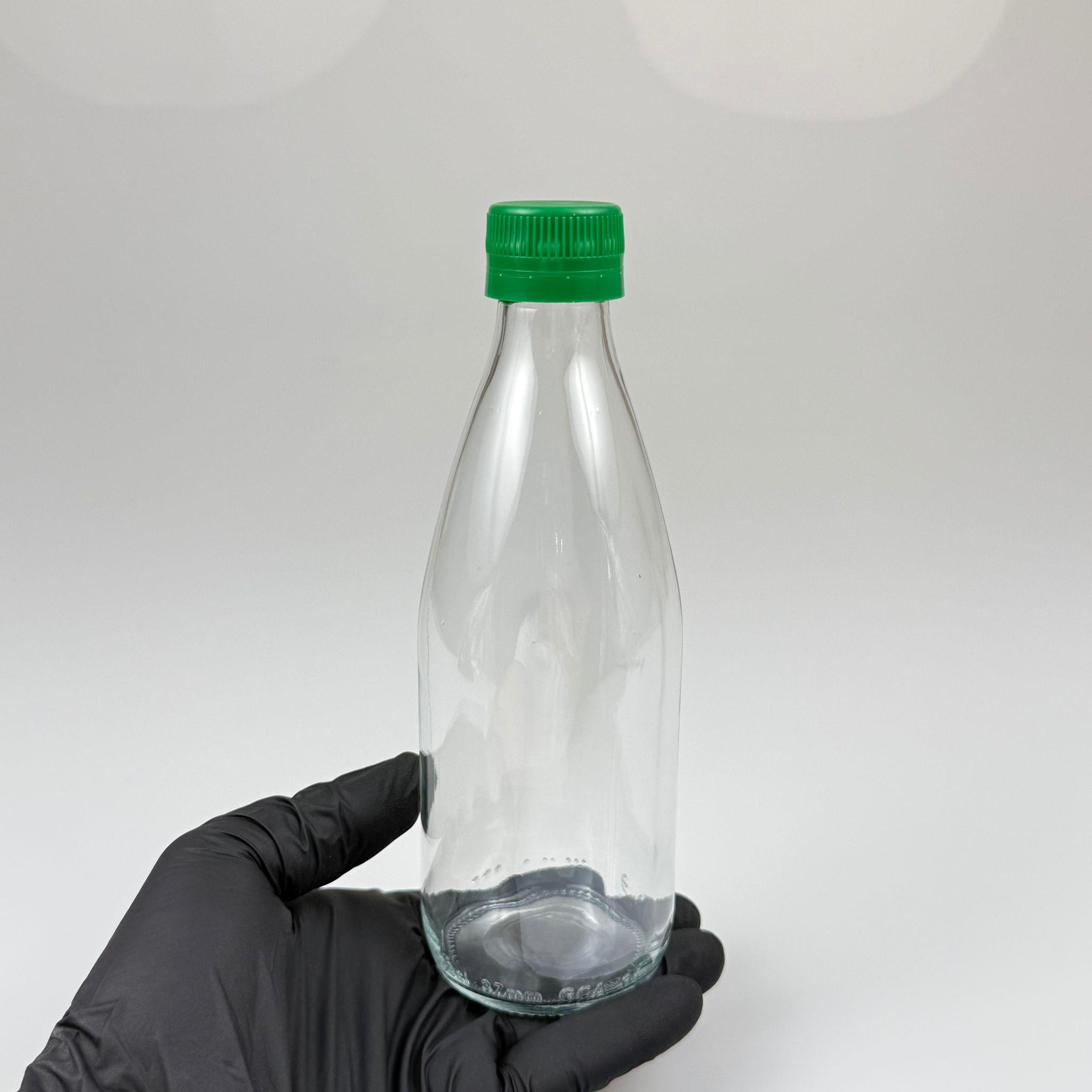 330 CC CAM ŞİŞE - YEŞİL KİLİTLİ KAPAKLI - 330 ML CAM ŞİŞE