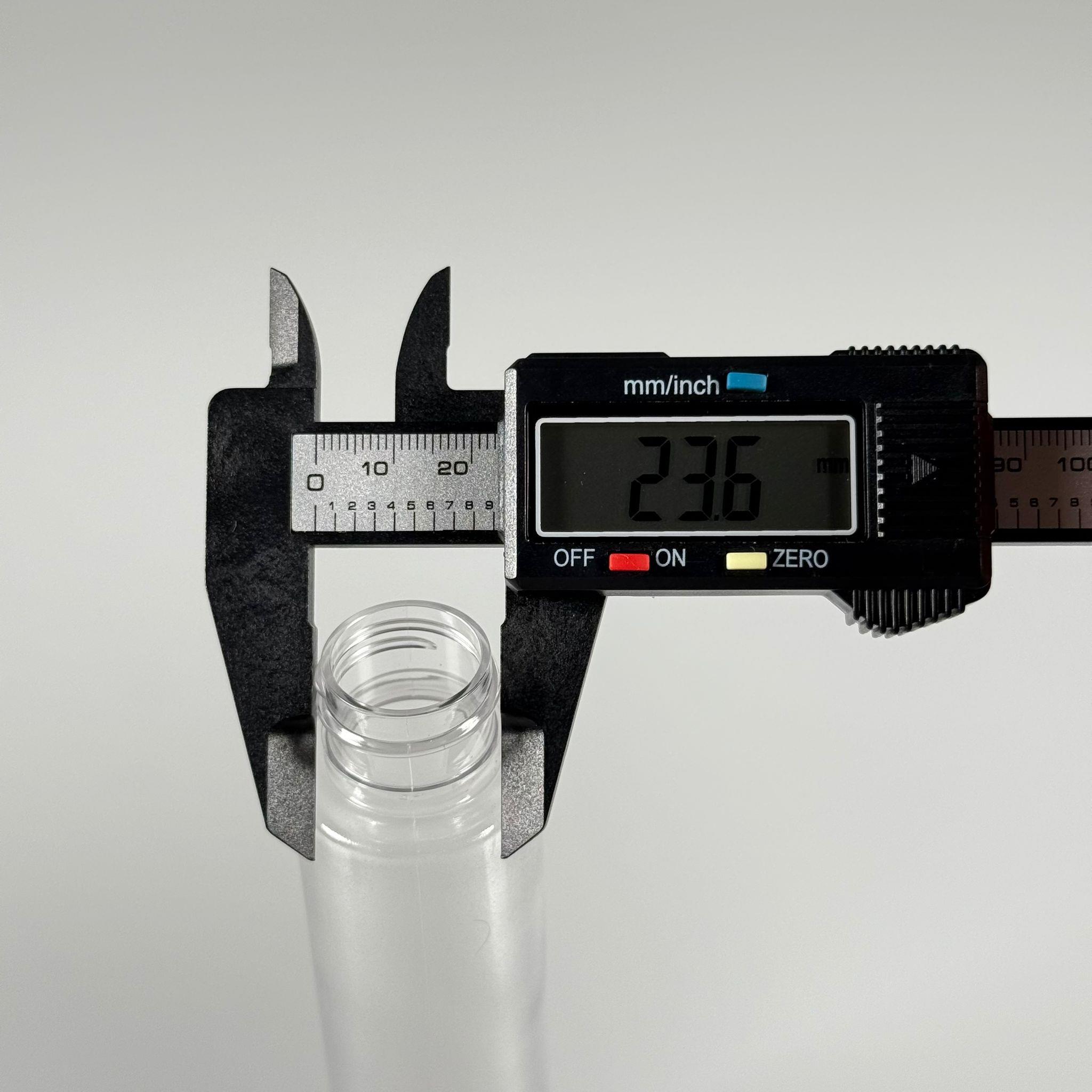 100 CC UZUN SİLİNDİR BUĞULU PET ŞİŞE (24 GR) - 24 MM AĞIZ KAPAKSIZ - 100 ML BİBERİYE SUYU, LAVANTA YAĞI, SAÇ SERUM, TONİK VB İÇİN PLASTİK KOZMETİK AMBALAJLARI