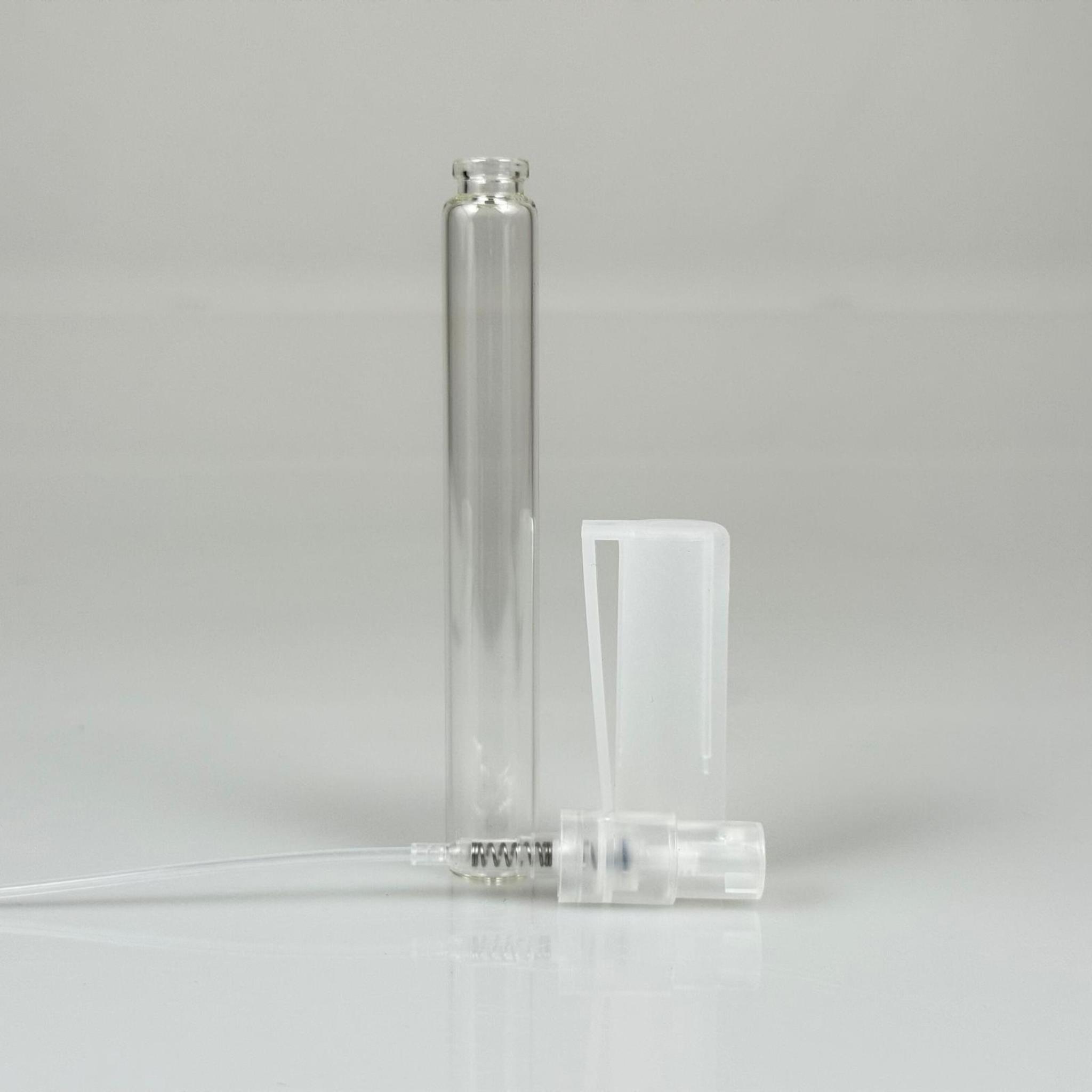 8 CC ŞEFFAF CAM KALEM PARFÜM ŞİŞESİ - SPREYLİ - KAPAKLI - BOŞ PARFÜM ŞİŞESİ (GEÇME AĞIZ)