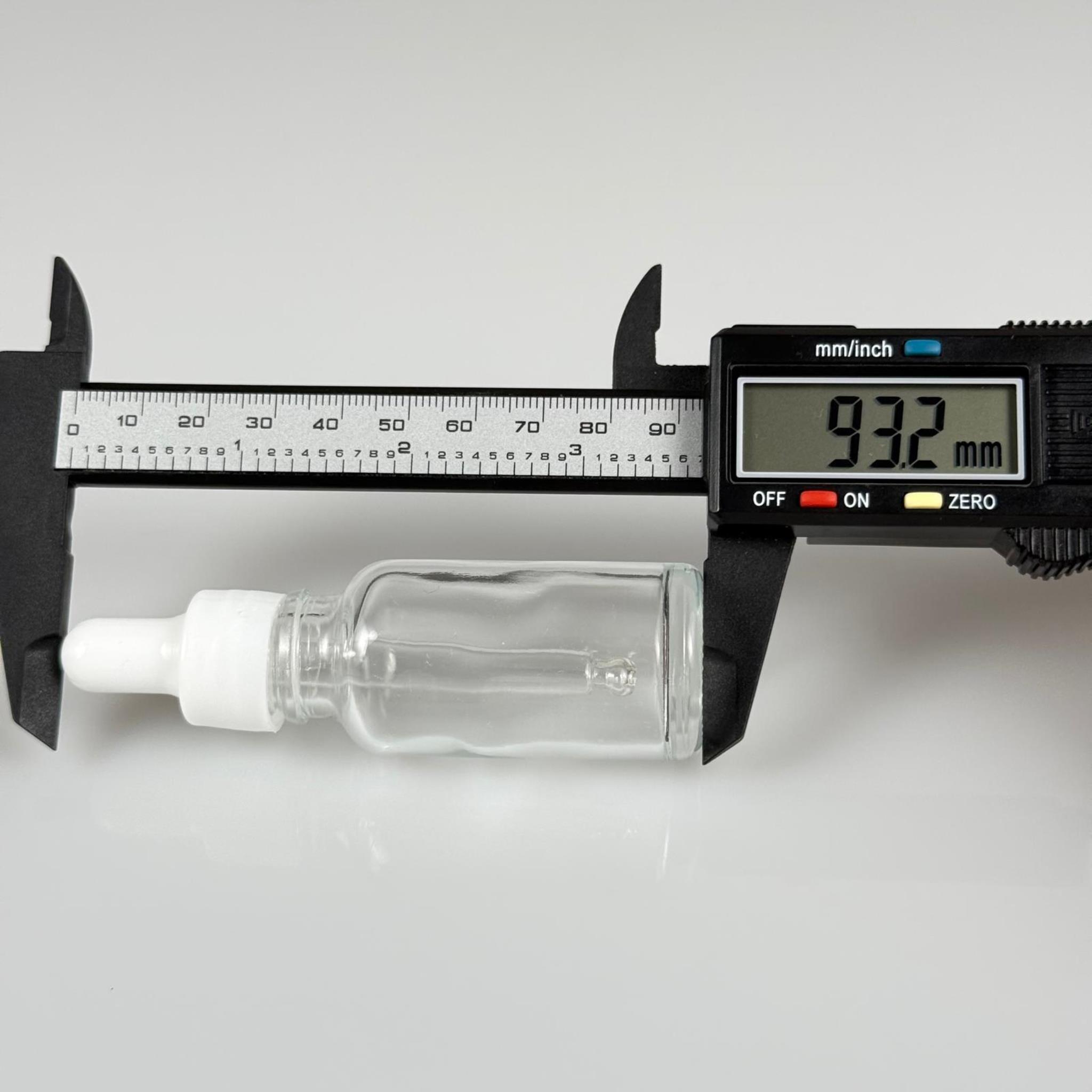 20 CC ŞEFFAF CAM DAMLALIKLI ŞİŞE - BEYAZ EMZİK + BEYAZ DÜZ KAPAK + CAM PİPET TAKIM - 20 ML DAMLALIKLI ŞİŞE SETİ
