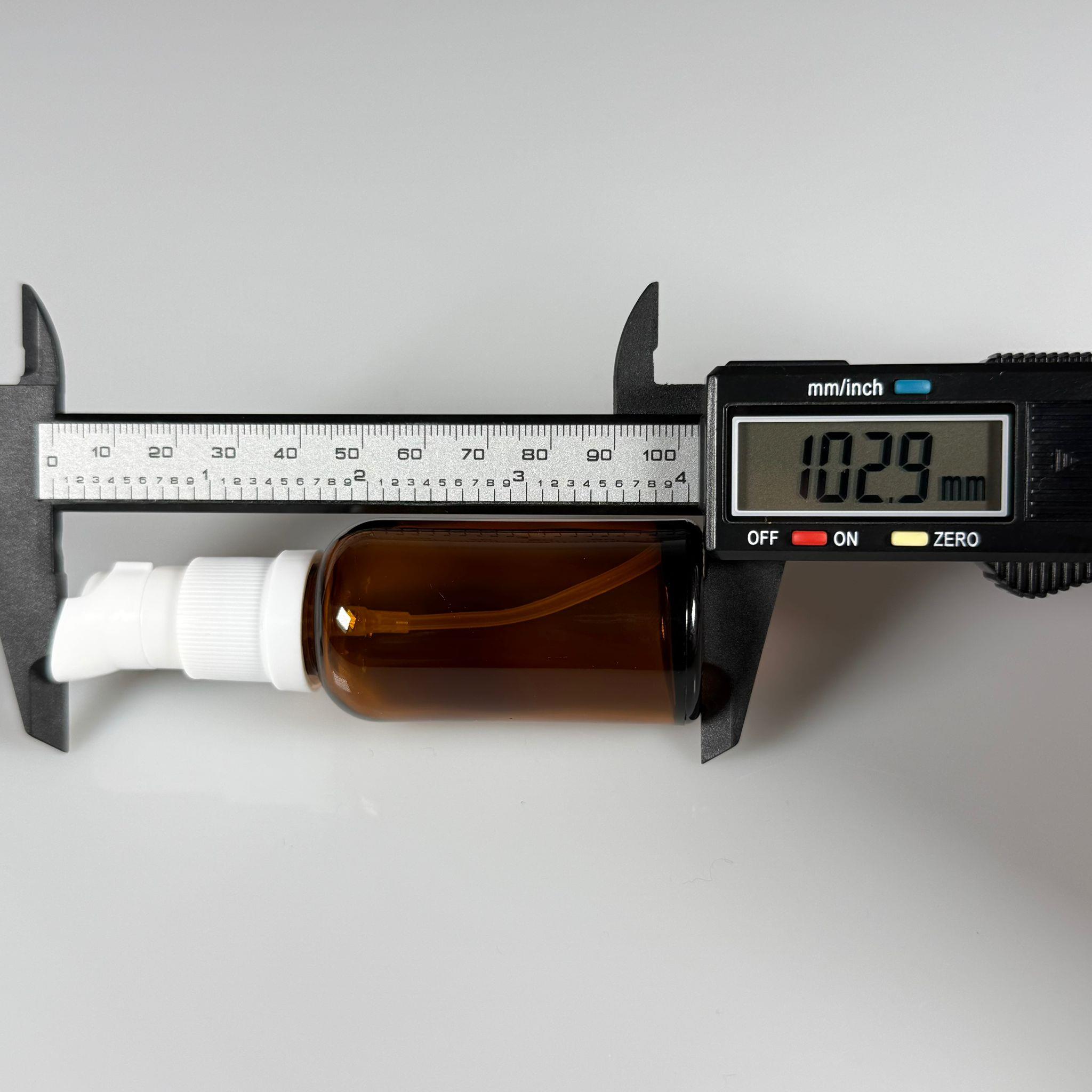 30 CC AMBER CAM ŞİŞE - SIZDIRMAZ ETEKLİ BEYAZ LOSYON POMPALI TAKIM - 30 ML LOSYON ŞİŞESİ - YAĞ, KREM GİBİ YOĞUN KIVAMLI SIVILAR İÇİN CAM AMBALAJ