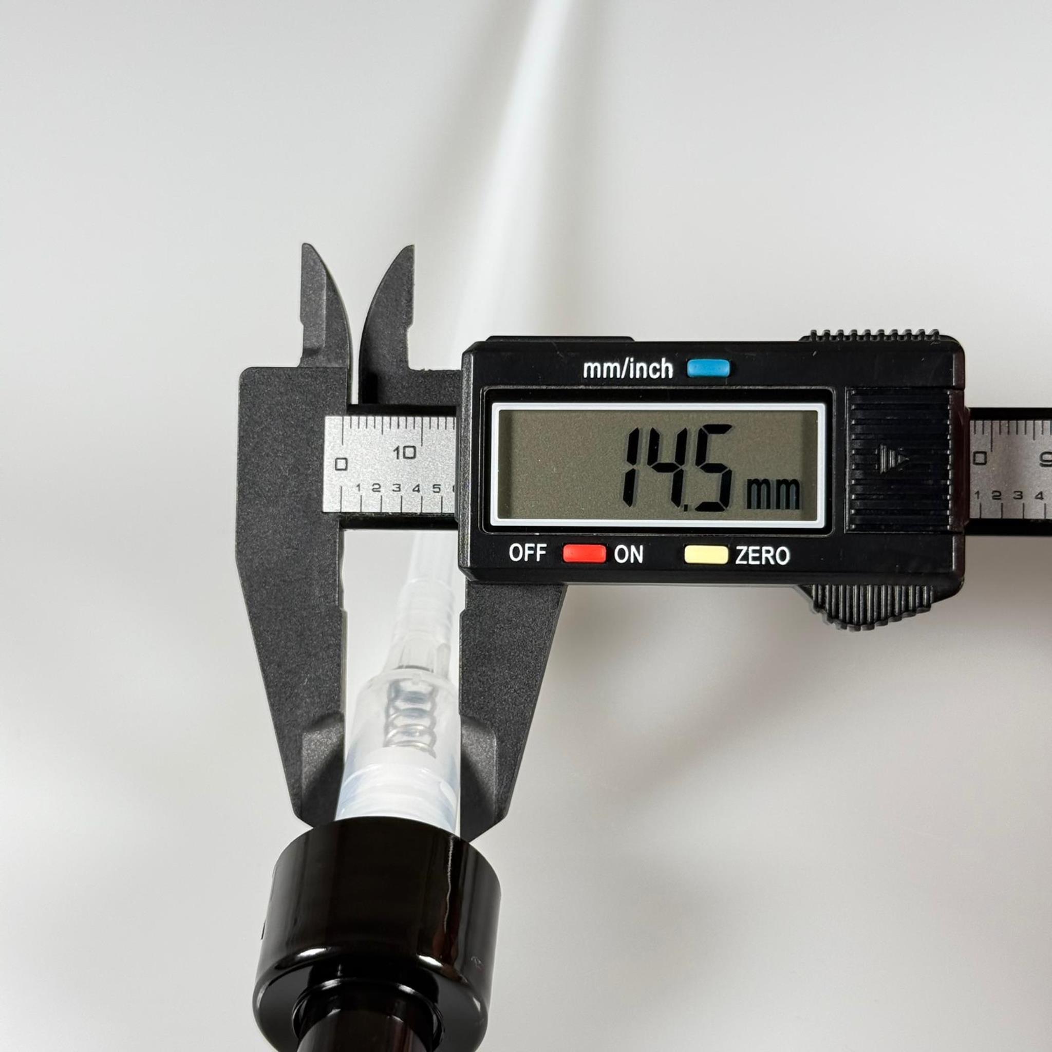 24 MM POMPA KİLİTLİ SİYAH - SIVI SABUN POMPASI - UZUN HORTUMLU (30 CM)