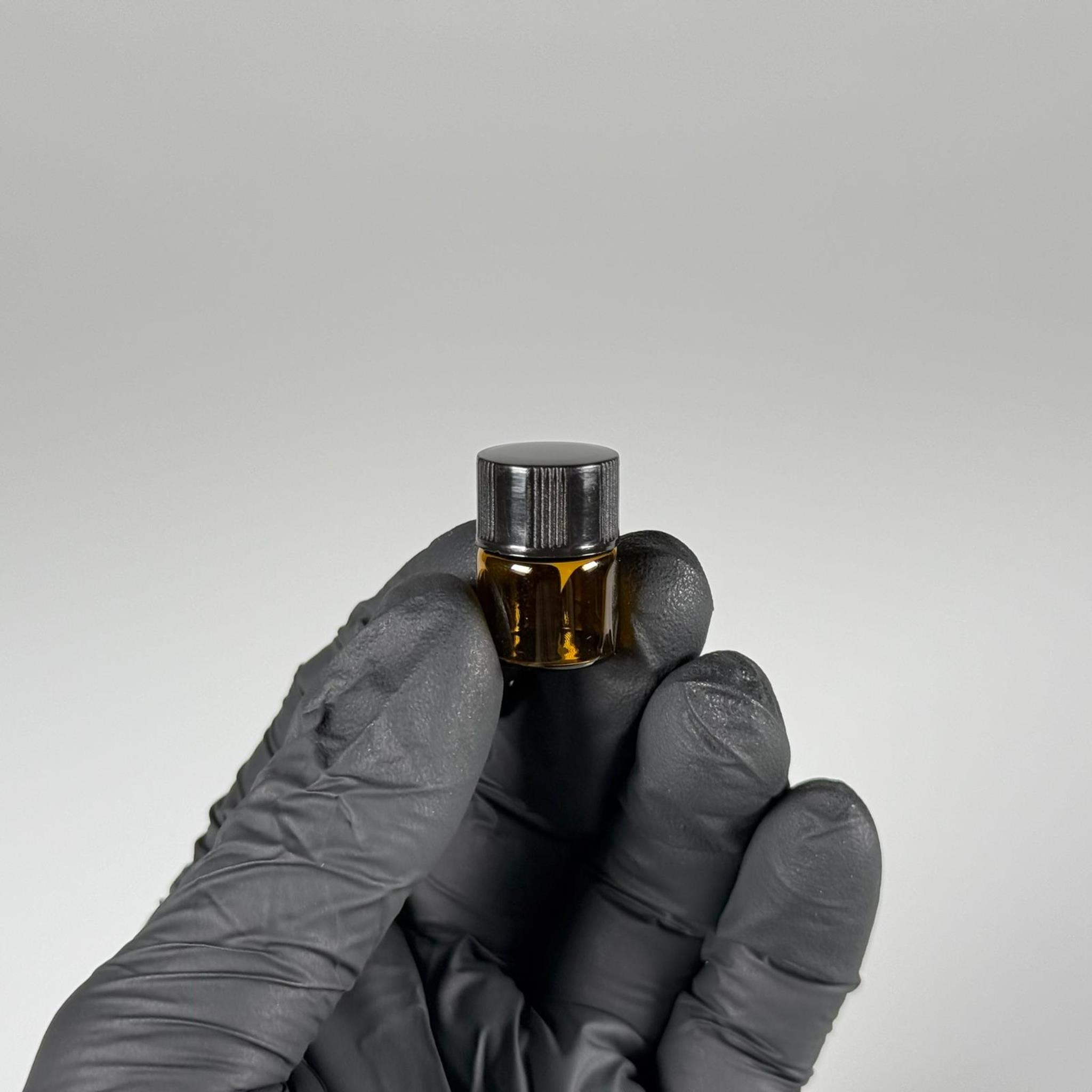 1 CC AMBER CAM ŞİŞE - SİYAH KAPAKLI - 1 ML KAPAKLI CAM ŞİŞE