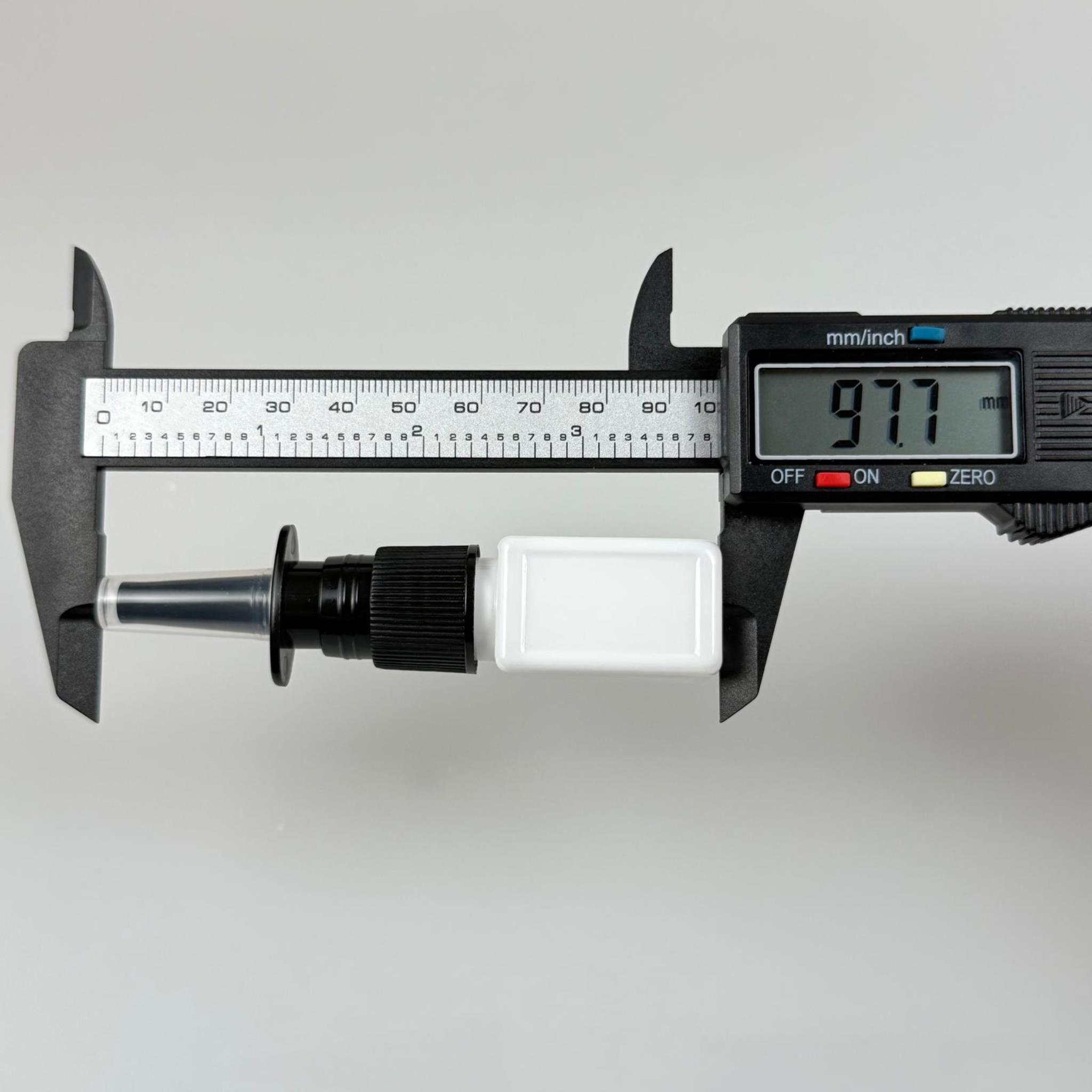 10 CC BEYAZ KARE PET ŞİŞE- SİYAH NAZAL BURUN SPREYLİ 10 ML PLASTİK ŞİŞE