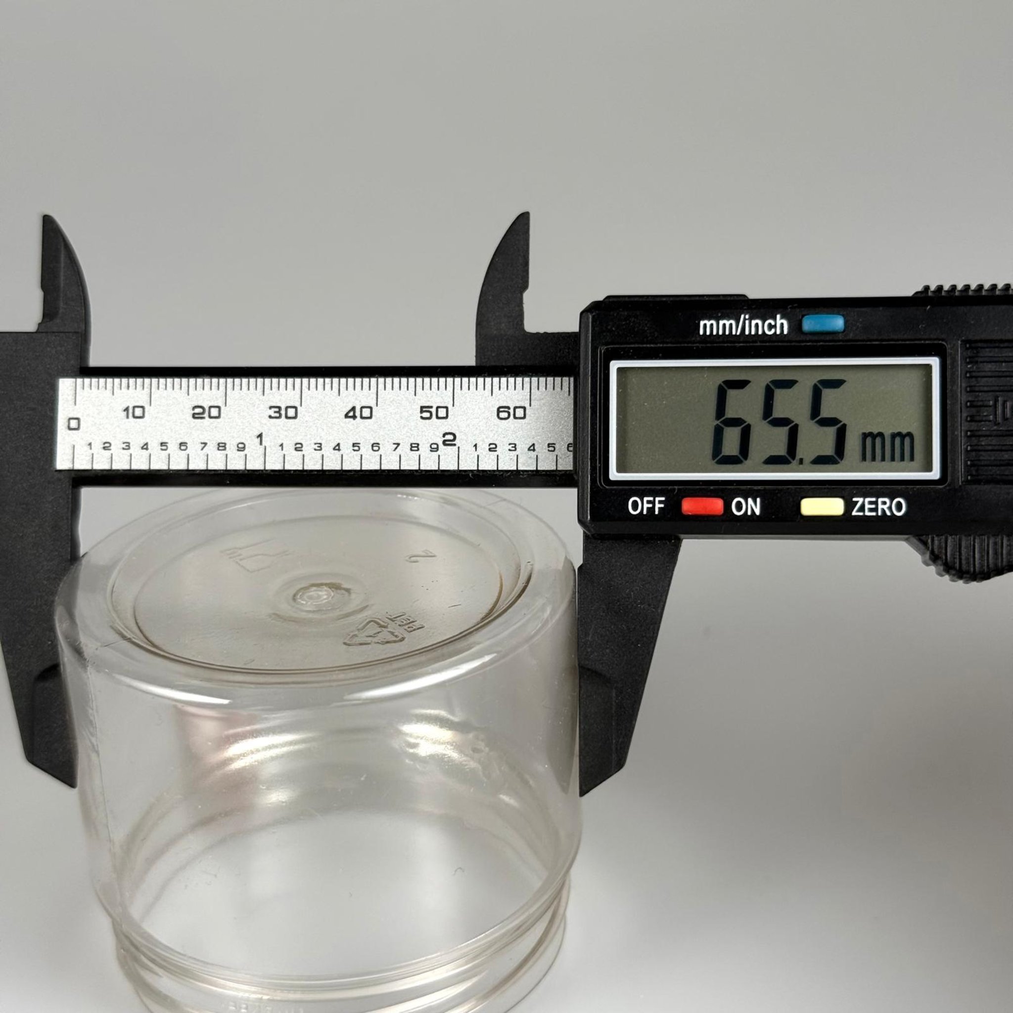 100 CC ŞEFFAF PET KAVANOZ + DÜĞMELİ KIRMIZI METAL KAPAKLI TAKIM - 100 ML PLASTİK KAVANOZ