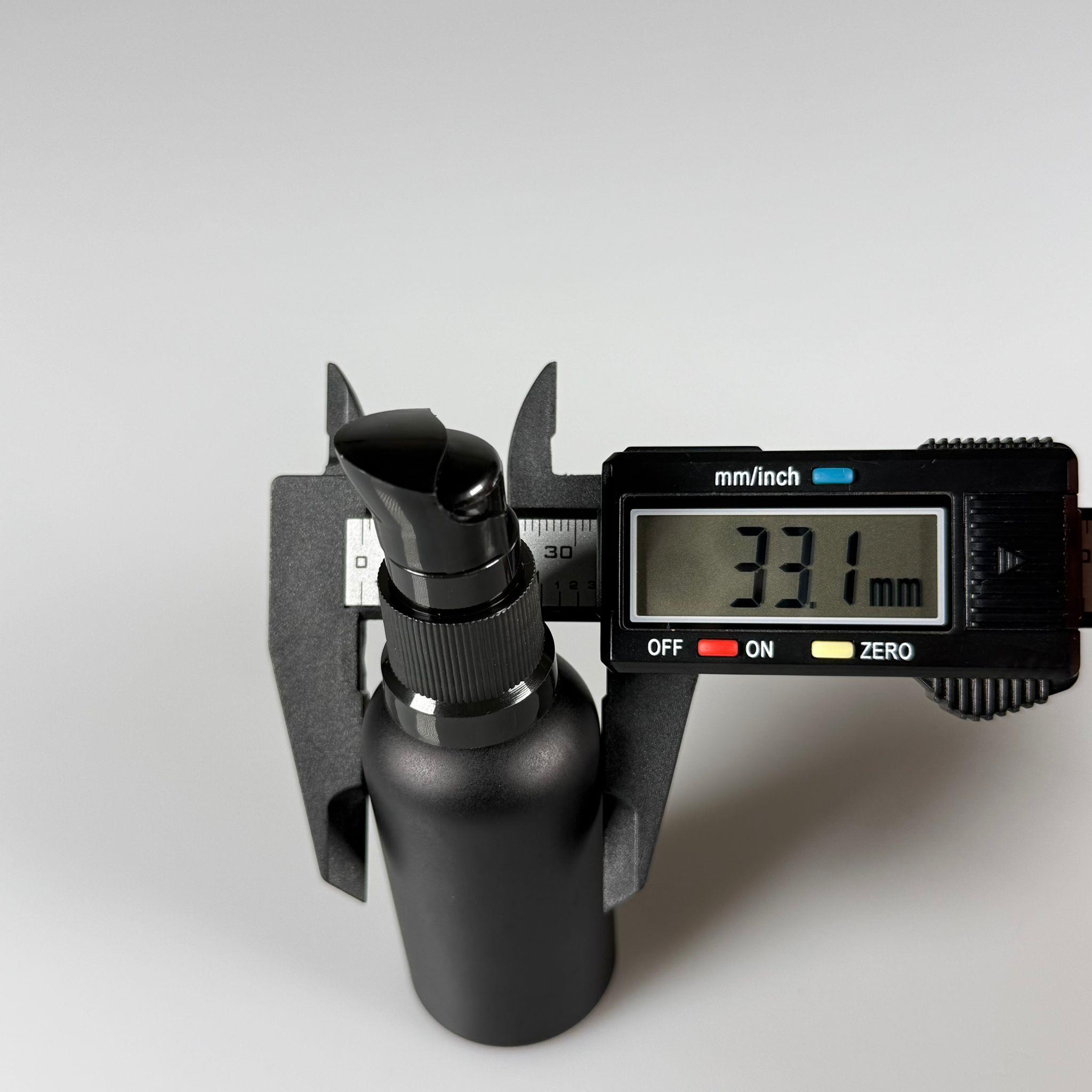 30 CC MAT SİYAH CAM ŞİŞE - SIZDIRMAZ ETEKLİ SİYAH LOSYON POMPALI TAKIM - 50 ML LOSYON ŞİŞESİ - YAĞ, KREM GİBİ YOĞUN KIVAMLI SIVILAR İÇİN CAM AMBALAJ