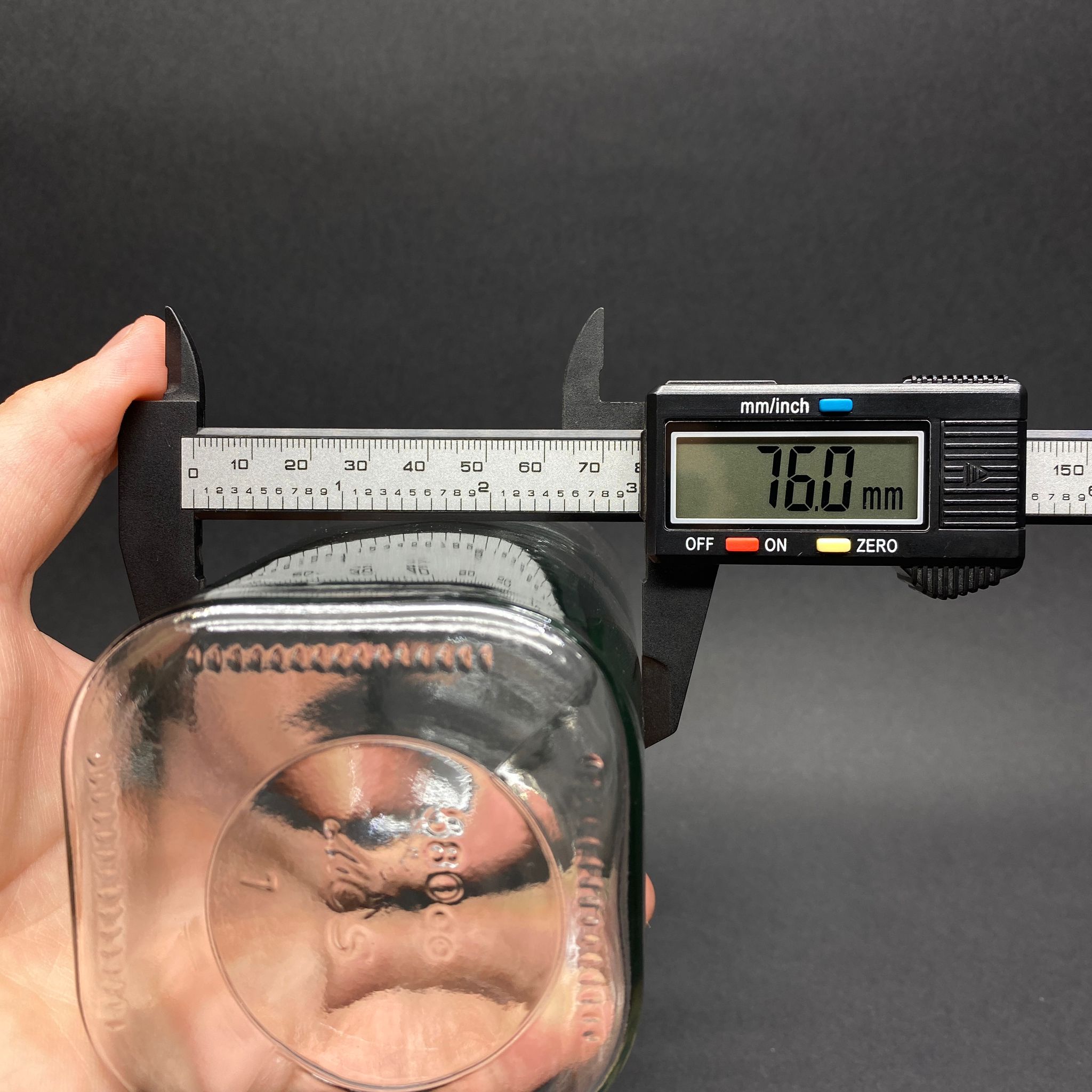 580 CC CAM KARE KAVANOZ KAPAKSIZ 66 AĞIZ - 580 ML KÖŞELİ KAVANOZ