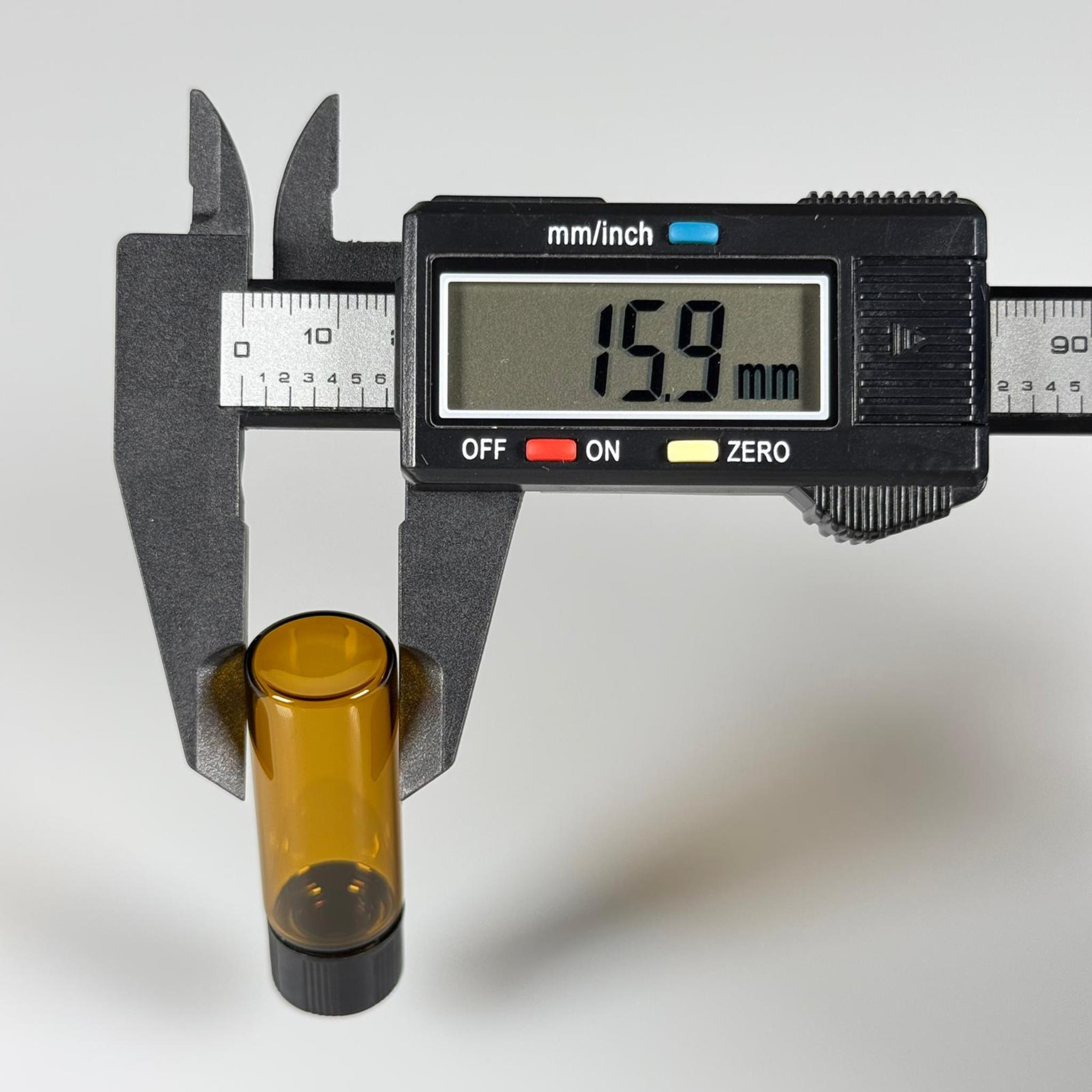 5 CC AMBER CAM ŞİŞE - SİYAH KAPAKLI - 5 ML KAPAKLI CAM ŞİŞE