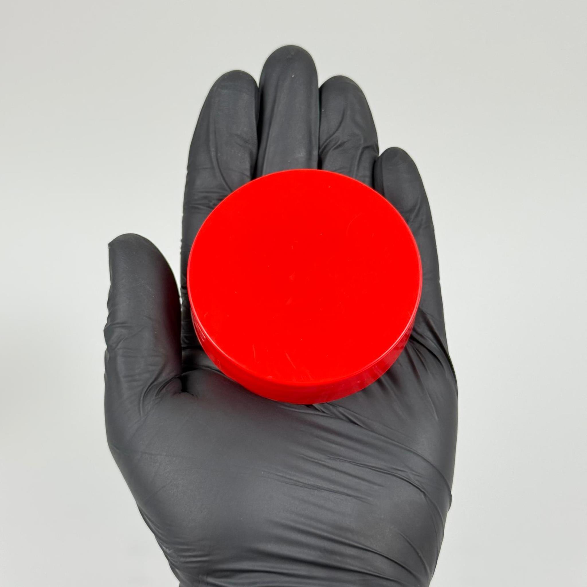63 MM VİDALI PLASTİK KAPAK KIRMIZI