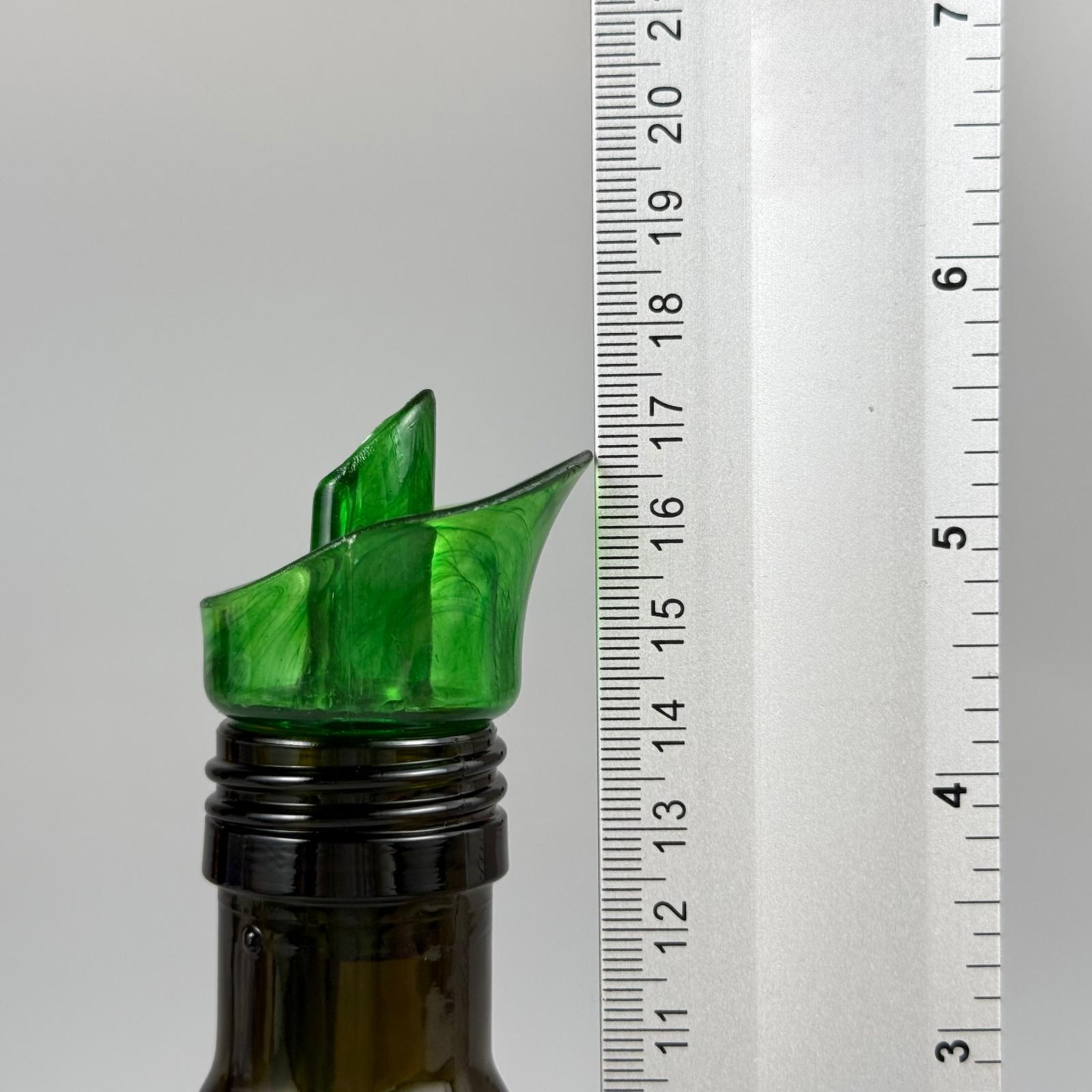100 CC MARASKA CAM ŞİŞE KOYU YEŞİL (31 MM AĞIZ) - AKITICI AÇIK YEŞİL YAĞDANLIK TIPALI - 100 ML KÖŞELİ KARE MARASCA YAĞ VE SOS ŞİŞELERİ