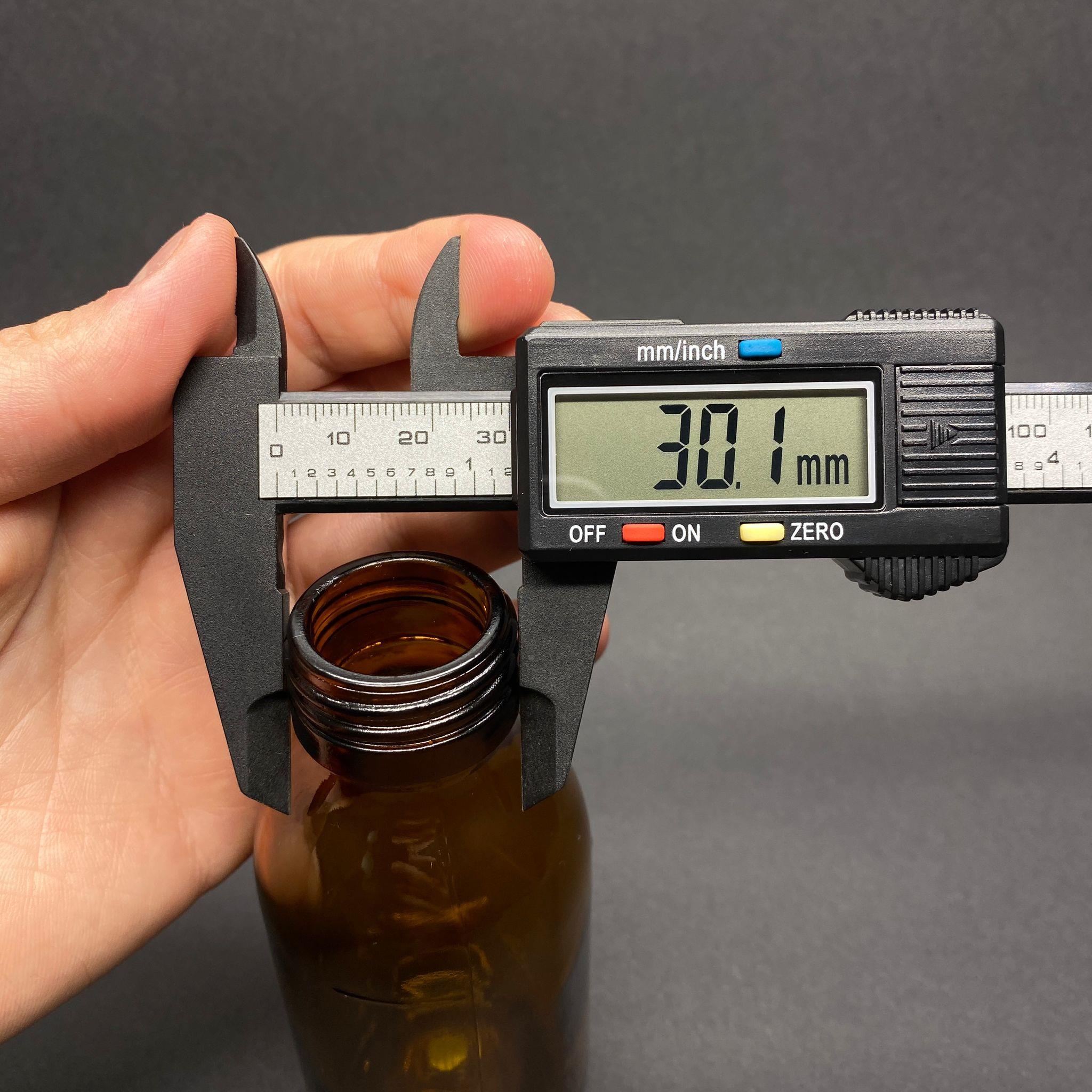 125 CC AMBER CAM ŞİŞESİ - SİYAH CONTALI KAPAKLI - AĞIZ ÇAPI 31 MM - 125 ML KAHVERENGİ GENİŞ AĞIZLI CAM ŞİŞE