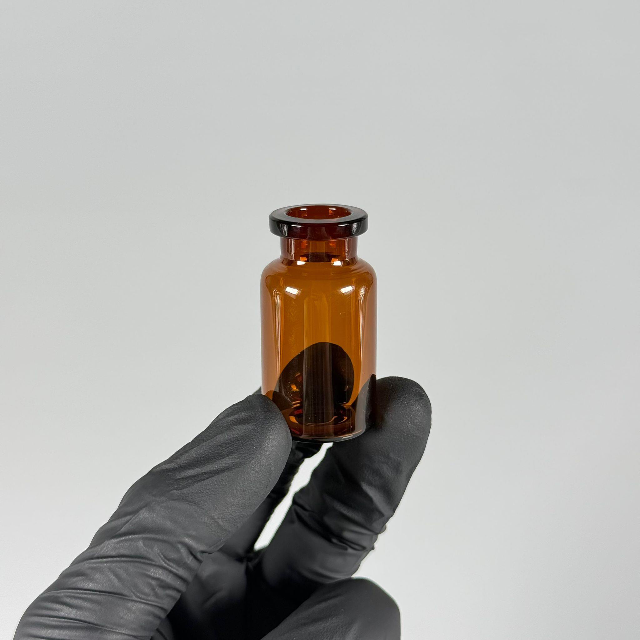 BOROSİLİKAT AMBER CAM ŞİŞE - 12 CC - 24X45 MM - ÇEKME CAM BORU FLAKON İNCE PENİSİLİN ŞİŞESİ - AĞIZ ÇAPI 20 MM - FLAKON ŞİŞELERİ VİAL ŞİŞE