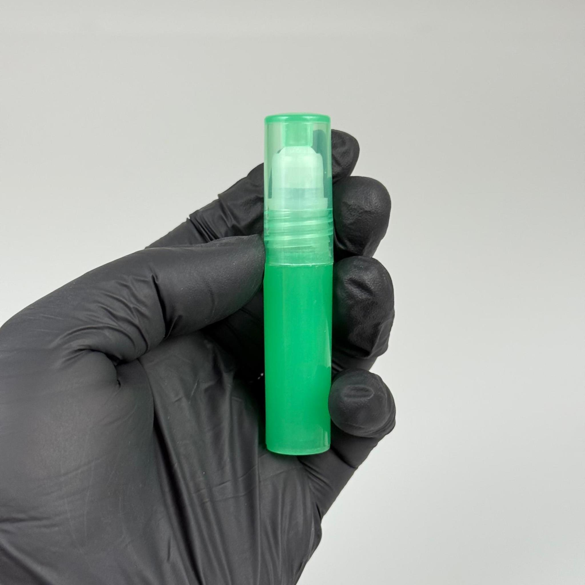 1,5 CC PLASTİK ROLL-ON ŞİŞE - BİLYELİ ŞİŞE - MİS ŞİŞESİ - ESANS ŞİŞESİ - KOKU - ŞİŞESİ - PARFÜMERİ ŞİŞESİ - YEŞİL