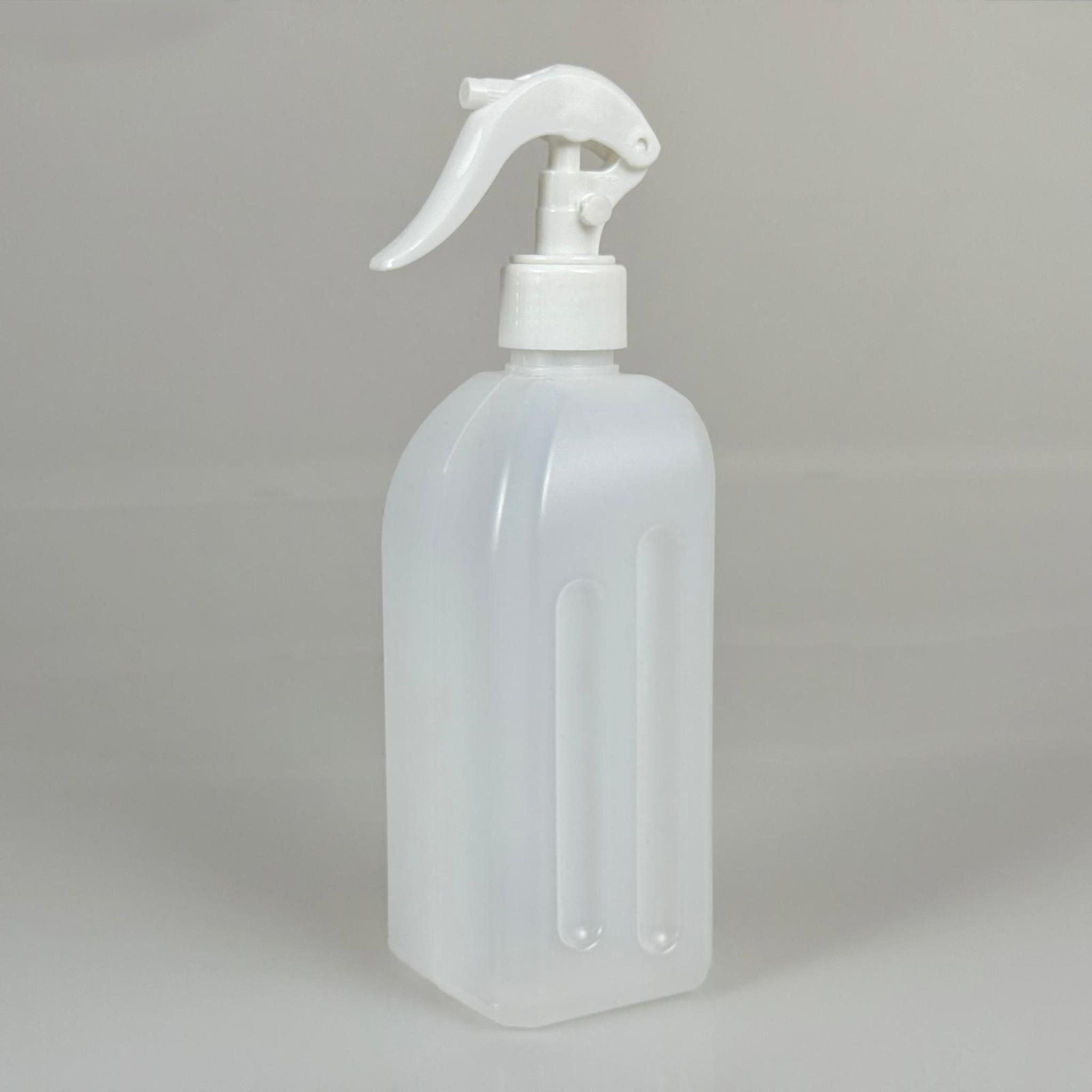 500 CC BEYAZ POLİETİLEN KALIN ŞİŞE - 500 ML BEYAZ PLASTİK ŞİŞE BEYAZ TRİGER SPREYLİ