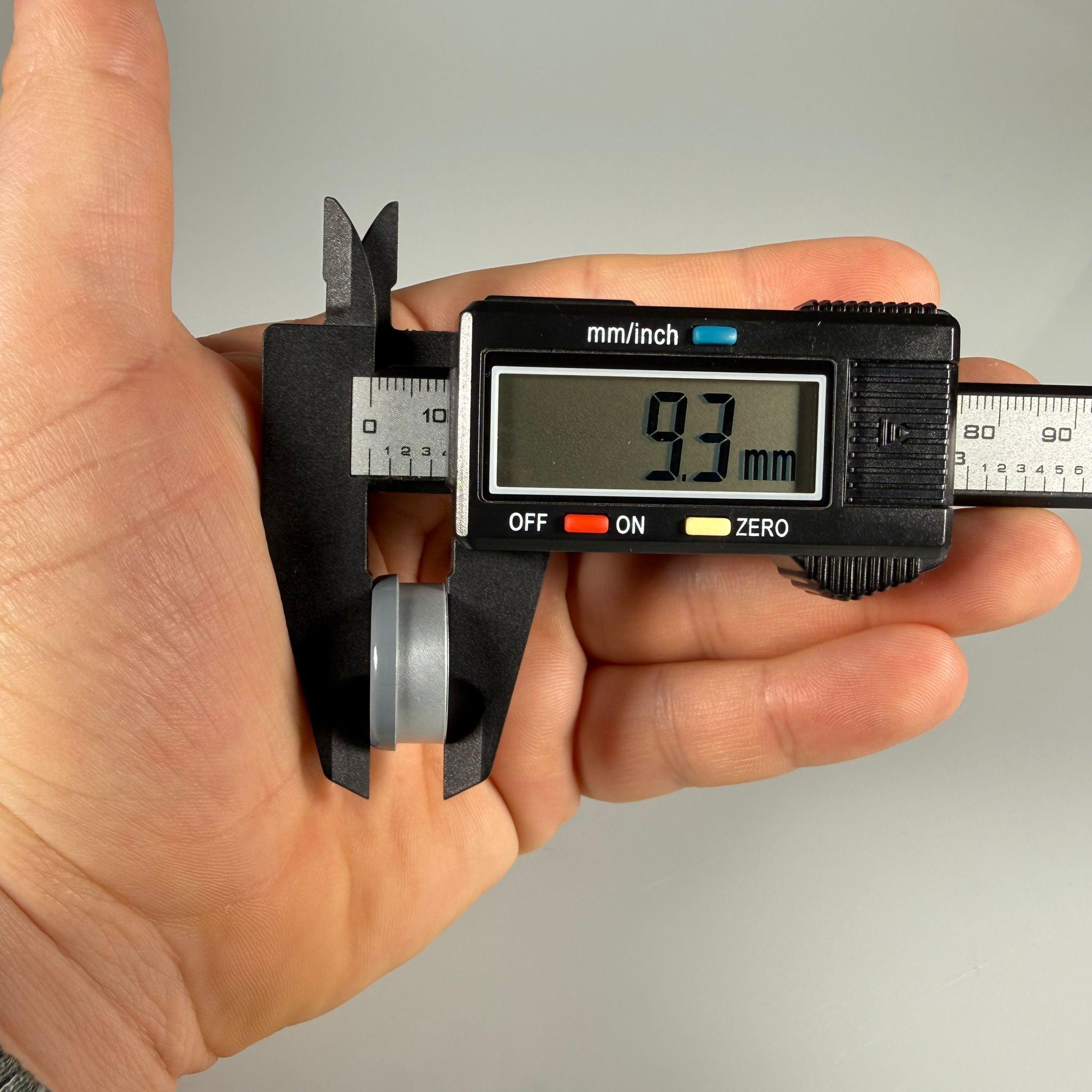 PENİSİLİN ALÜMİNYUM FLAKON KAPAK GRİ ÜSTÜ YAZILI -  20 MM DÜZ RENKLİ FLİP-OFF KAPAK