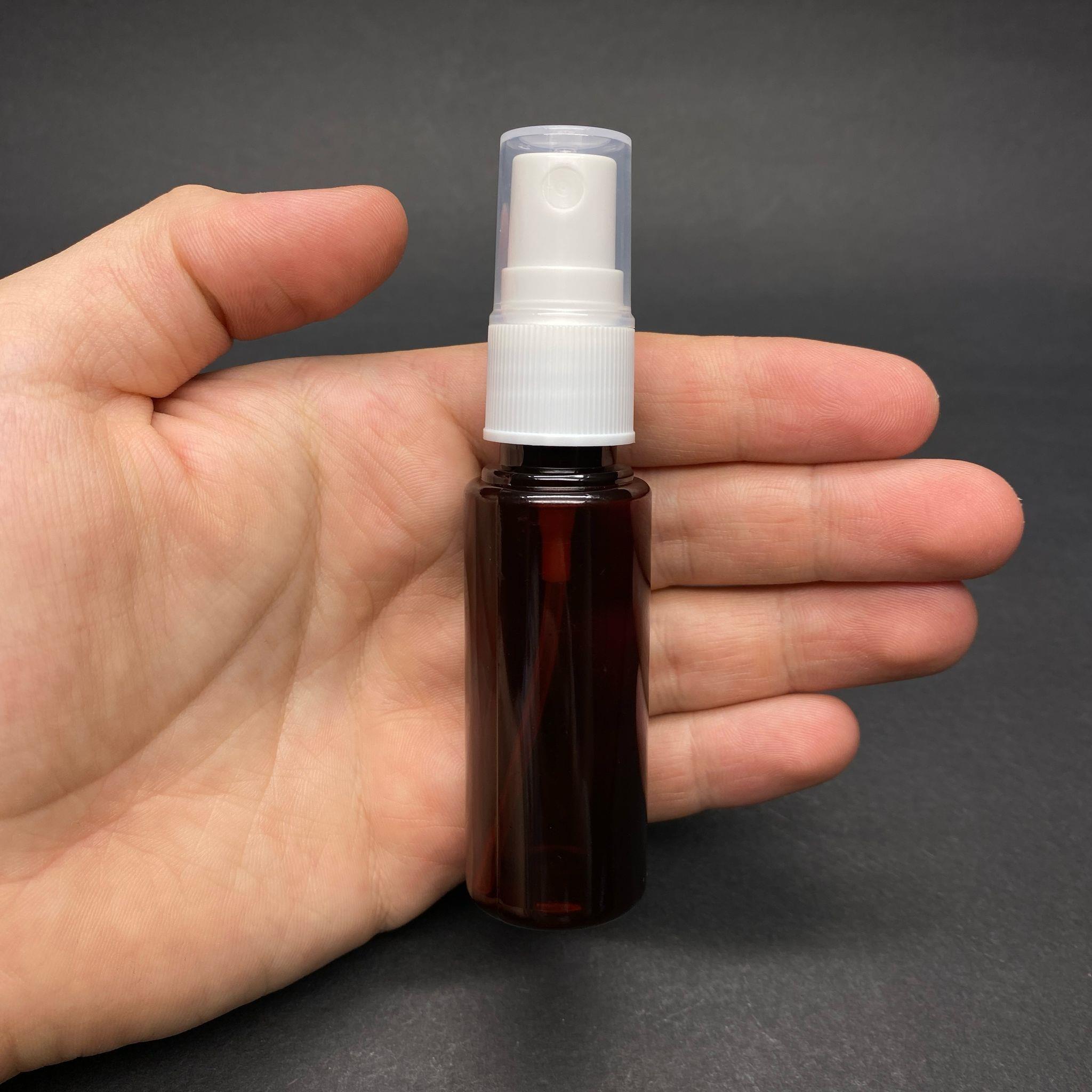 25 CC AMBER PET ŞİŞE - BEYAZ SPREYLİ TESTER 25 ML PLASTİK ŞİŞE