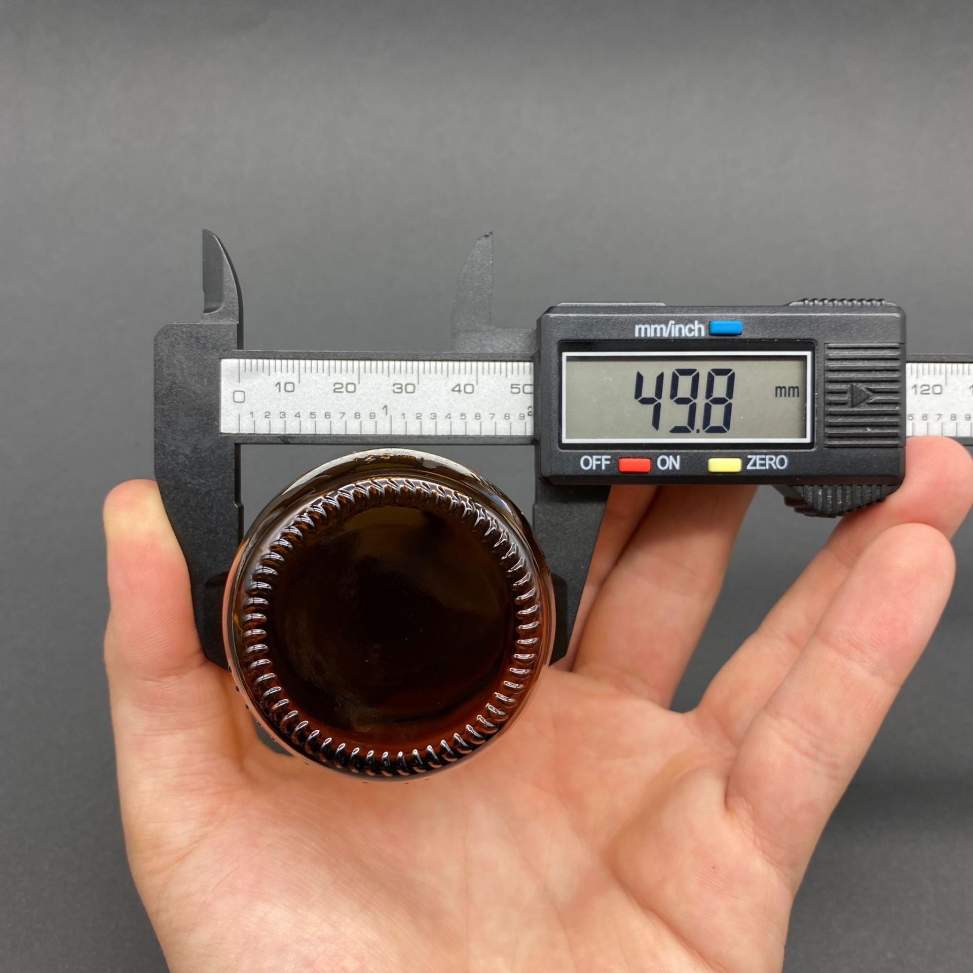 125 CC AMBER CAM ŞİŞE KAPAKSIZ (25 AĞIZ) - ŞİŞECAM ÜRÜN KODU: 716612