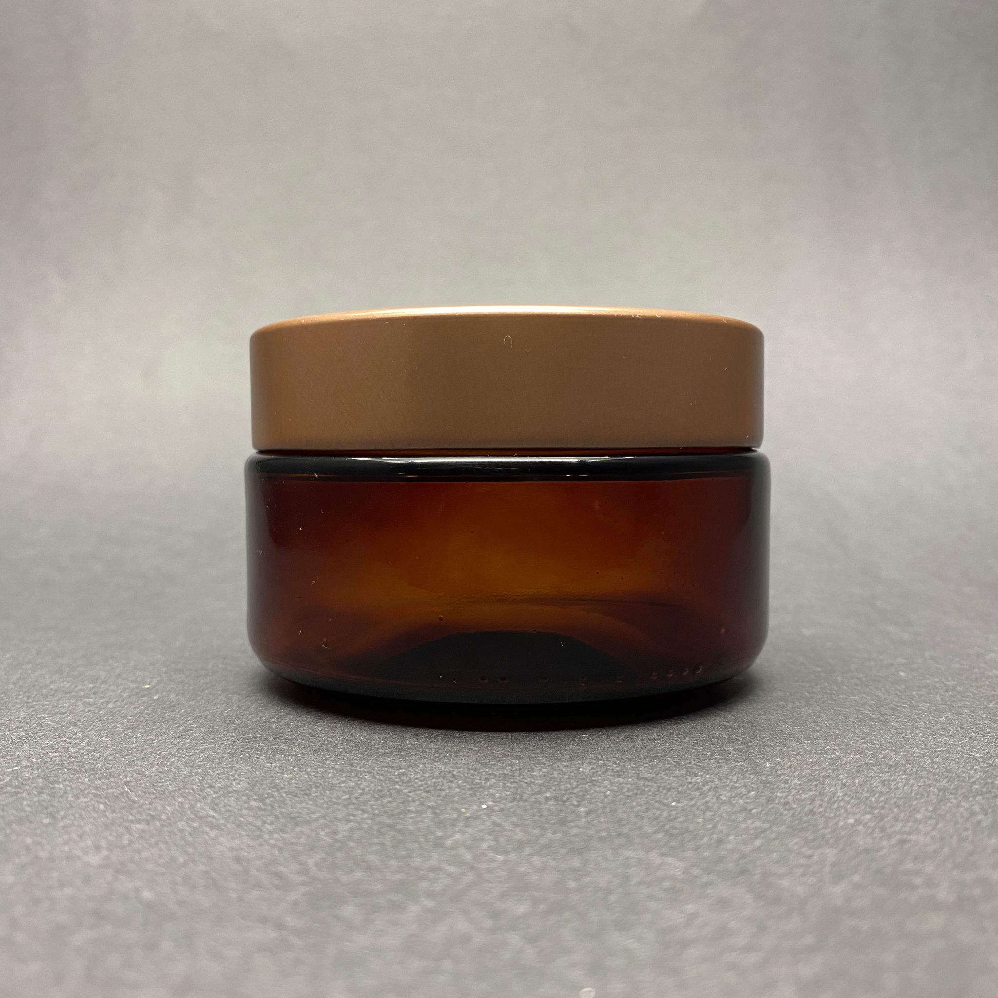 230 CC AMBER CAM KAVANOZ - DERİN BRONZ LÜKS METAL KAPAKLI - 230 ML CAM KAVANOZ - MUM KAVANOZU