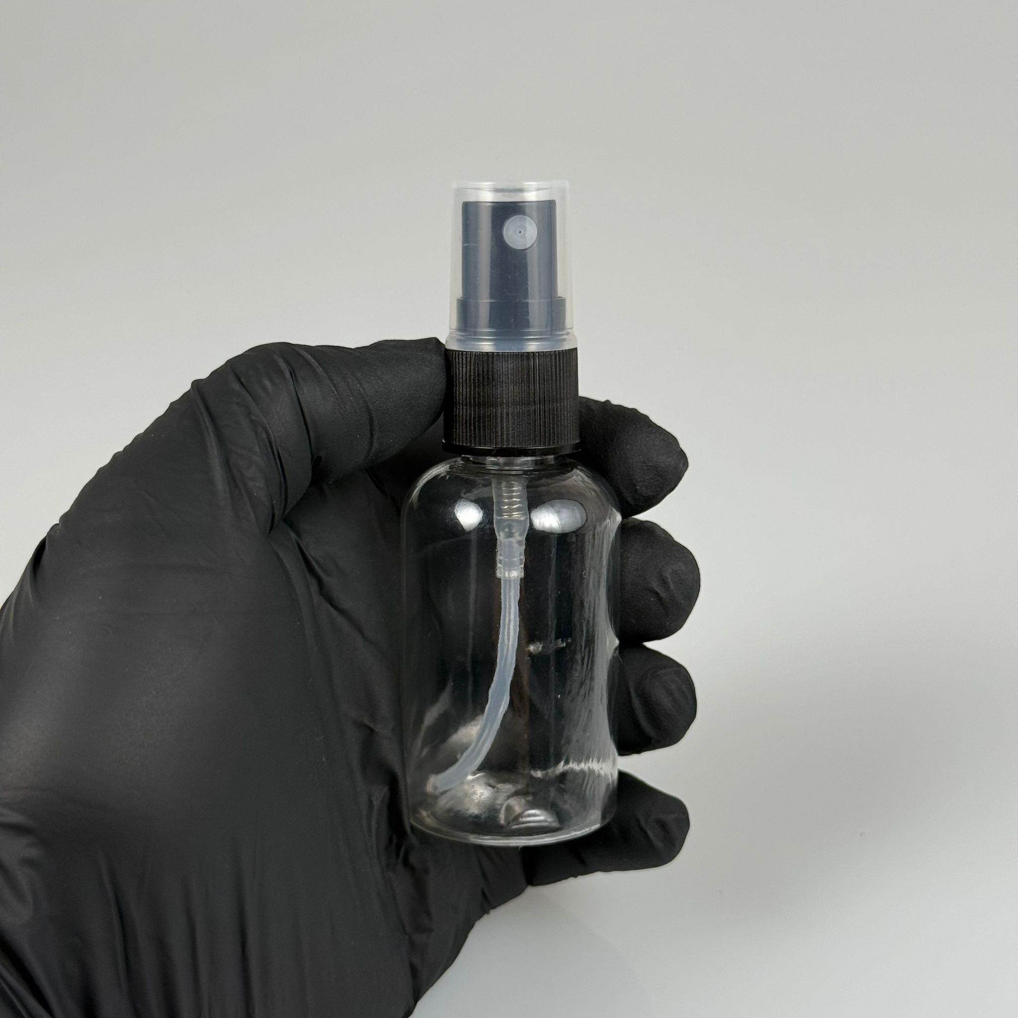 40 CC TOMBUL MODEL PLASTİK ŞİŞE - SİYAH SPREYLİ - 40 ML SPREYLİ PET ŞİŞE