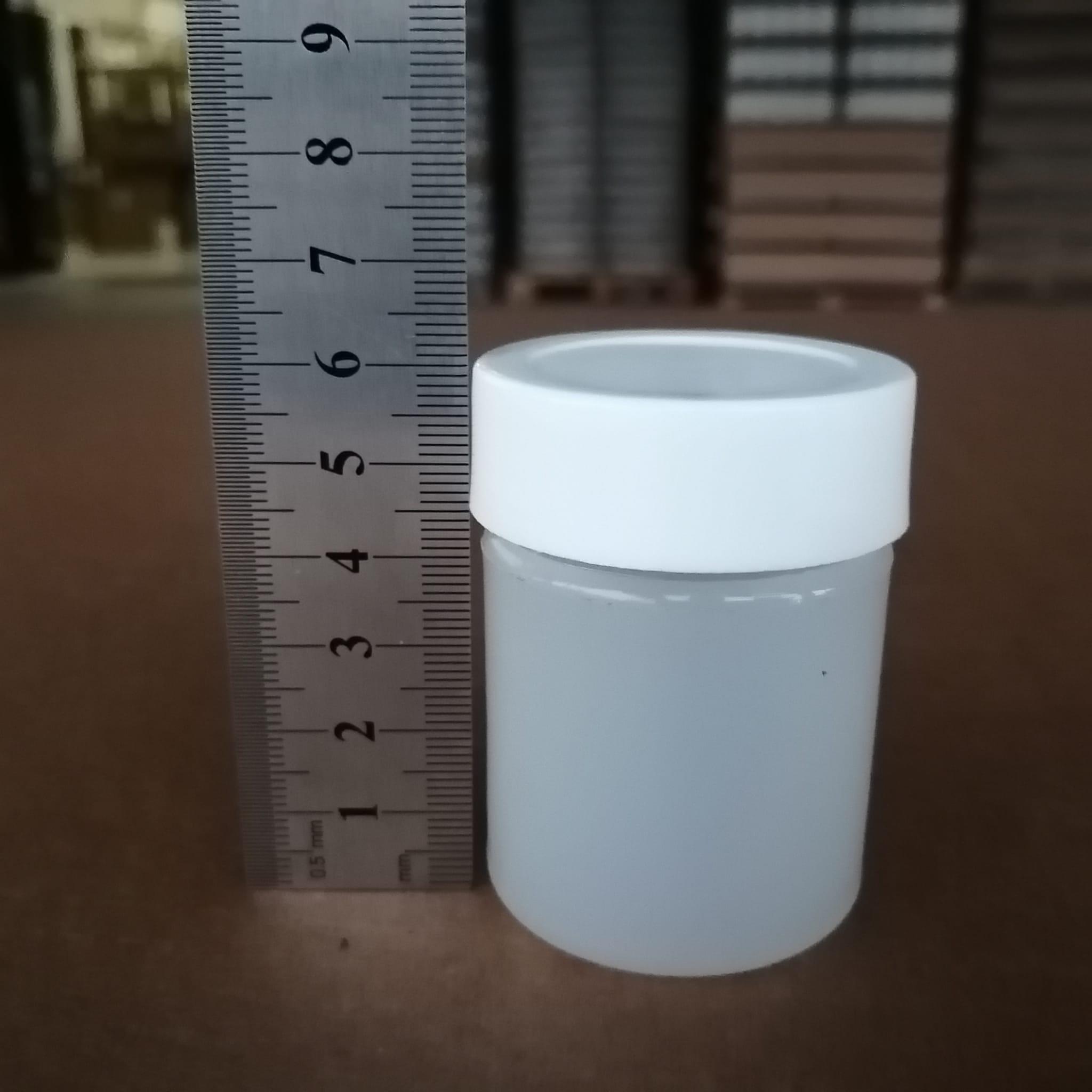 50 CC NATÜREL YARI SAYDAM PLASTİK KAVANOZ - VİDALI KAPAKLI