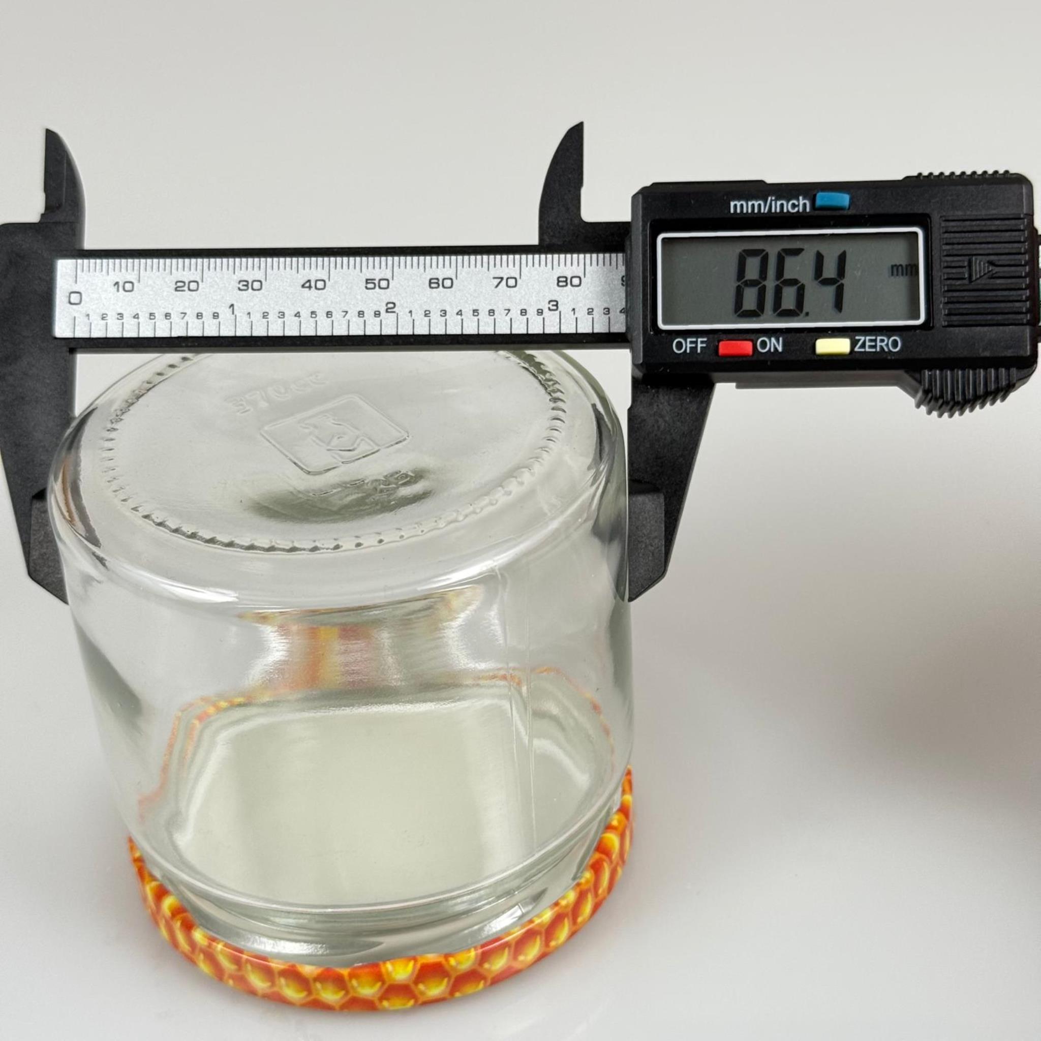 370 CC CAM KAVANOZ - PETEK METAL KAPAKLI - 370 ML BAL , PEKMEZ , KONSERVE , MAGNOLİA VB KAVANOZLARI