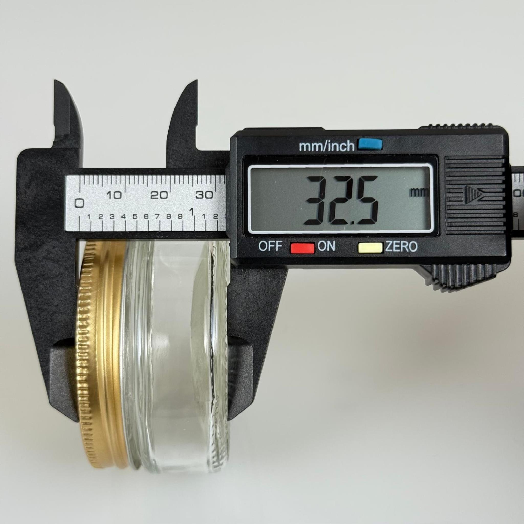 50 CC CAM KREM KAVANOZU - GOLD METAL KAPAKLI - 50 ML CAM PAŞABAHÇE KREM KAVANOZU