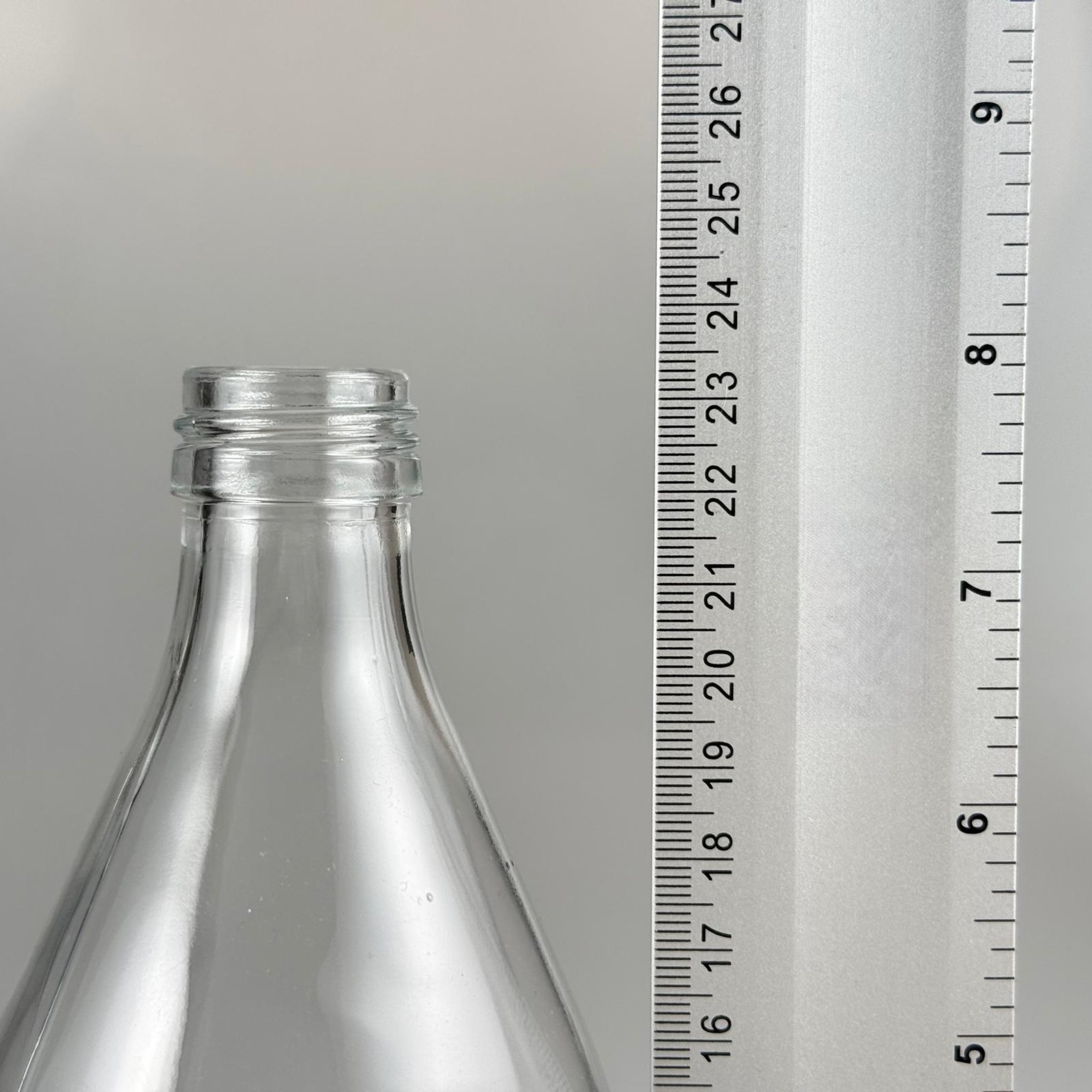 750 CC CAM ŞİŞE - 28 AĞIZ - KAPAKSIZ - 750 ML CAM ŞİŞE