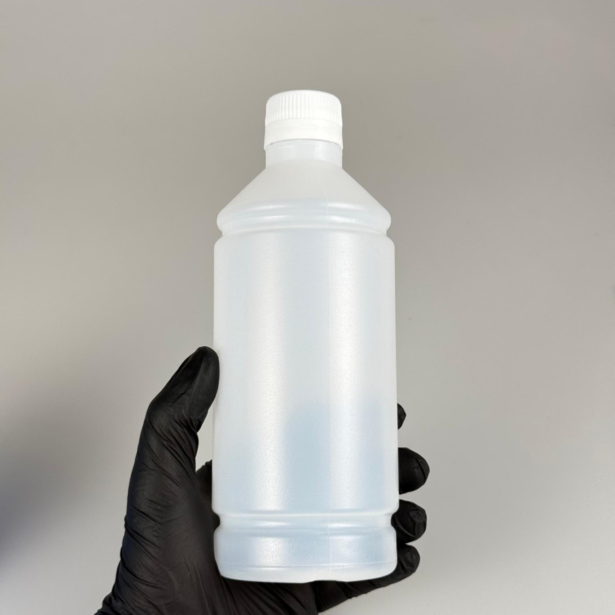500 CC TİNER ŞİŞESİ - KİLİTLİ CONTALI  BEYAZ KAPAKLI + AKITICILI SİVRİ SARI KARTUŞ KAPAKLI - 500 ML KİMYASALA DAYANIKLI PLASTİK ŞİŞE - 0,5 LT POLİETİLEN ŞİŞE TOMBUL