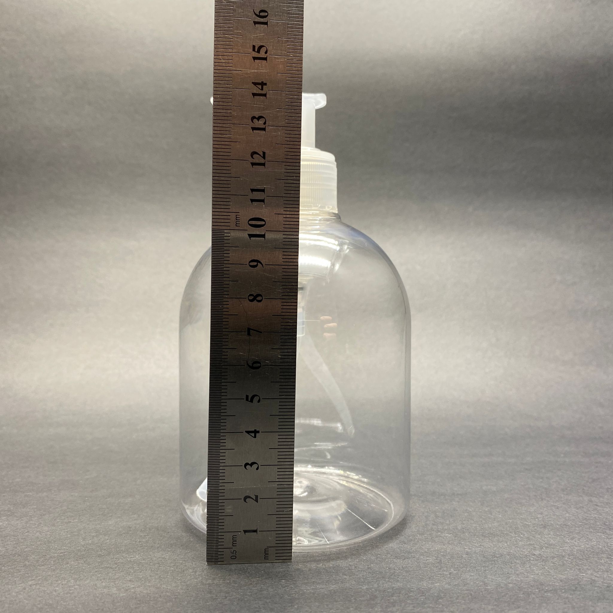 500 CC TOMBUL ÇAN MODEL PET ŞİŞE - ŞEFFAF SIVI SABUN POMPALI - 500 ML PLASTİK ŞİŞE